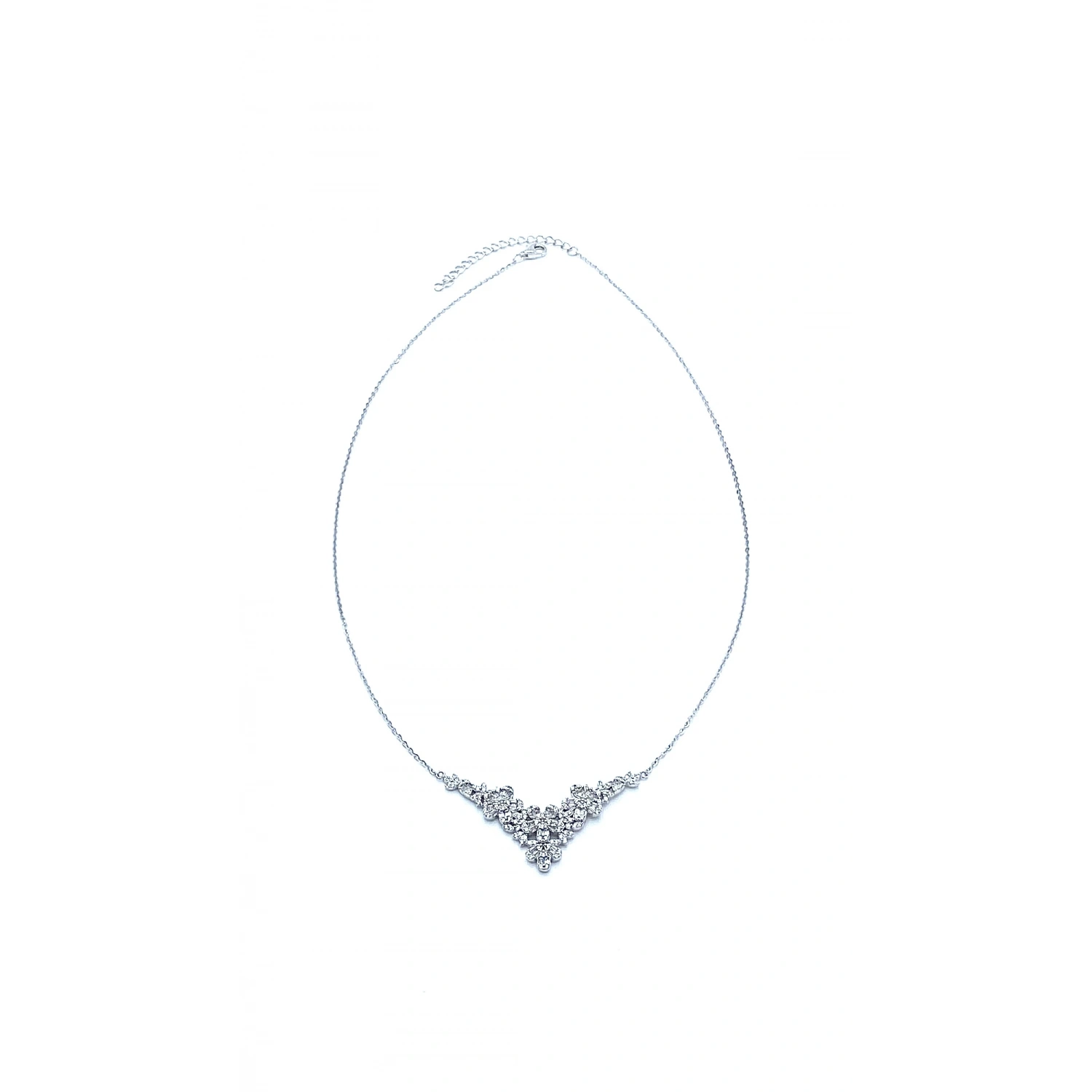 Baget Çiçek V Mini Gerdanlık Küpe Set