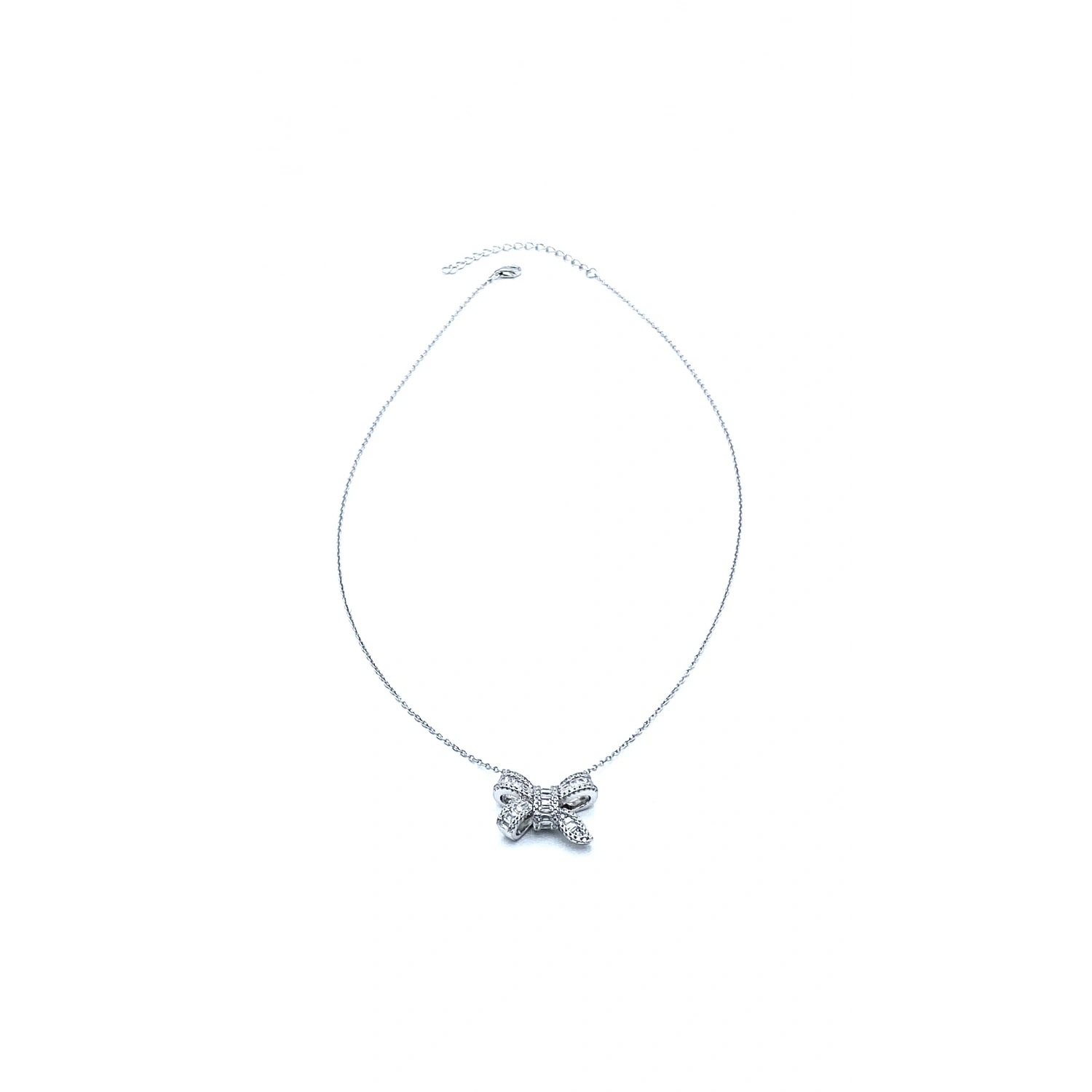 Baget Taşlı Fiyonk Kolye