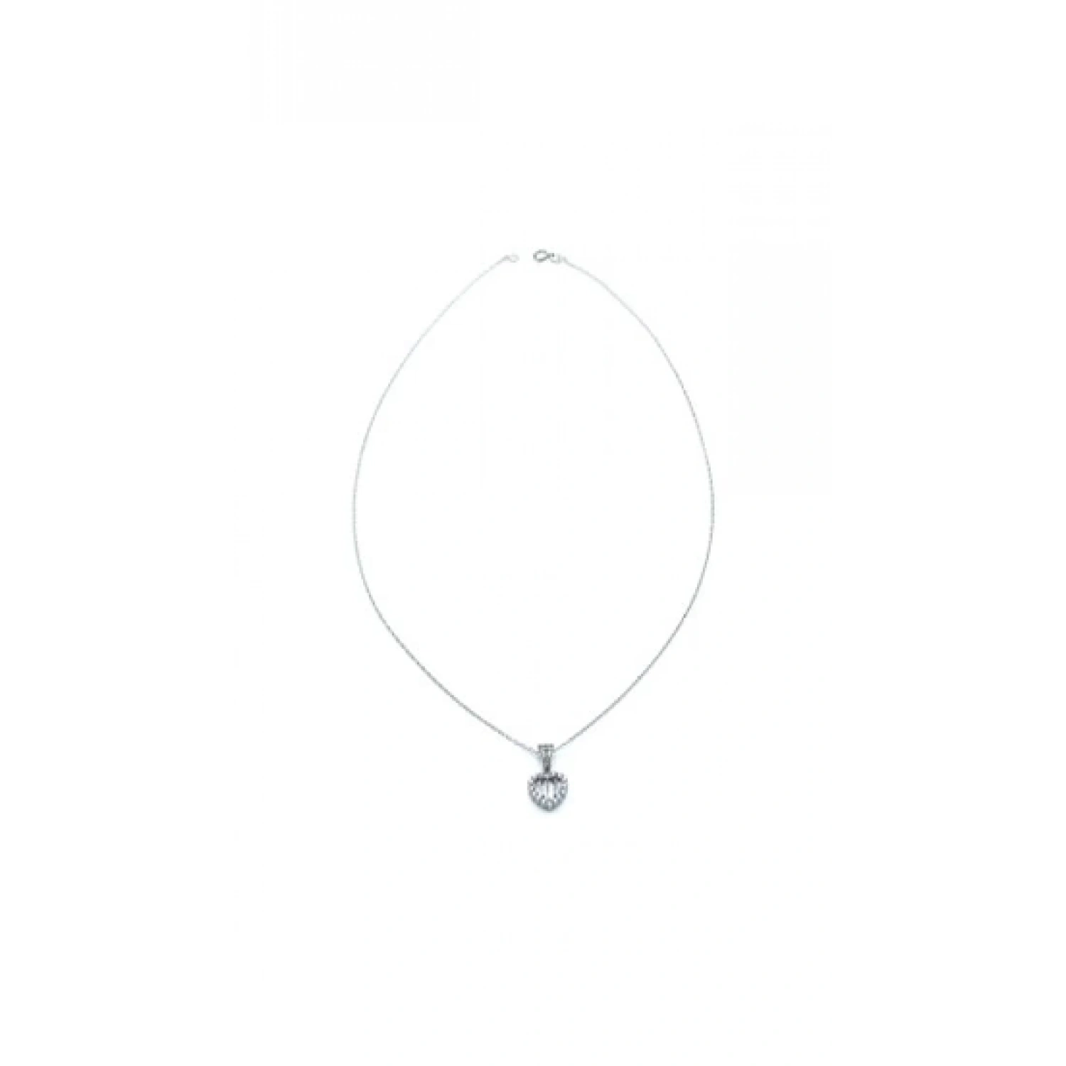 Baget Taşlı Kalp Kolye