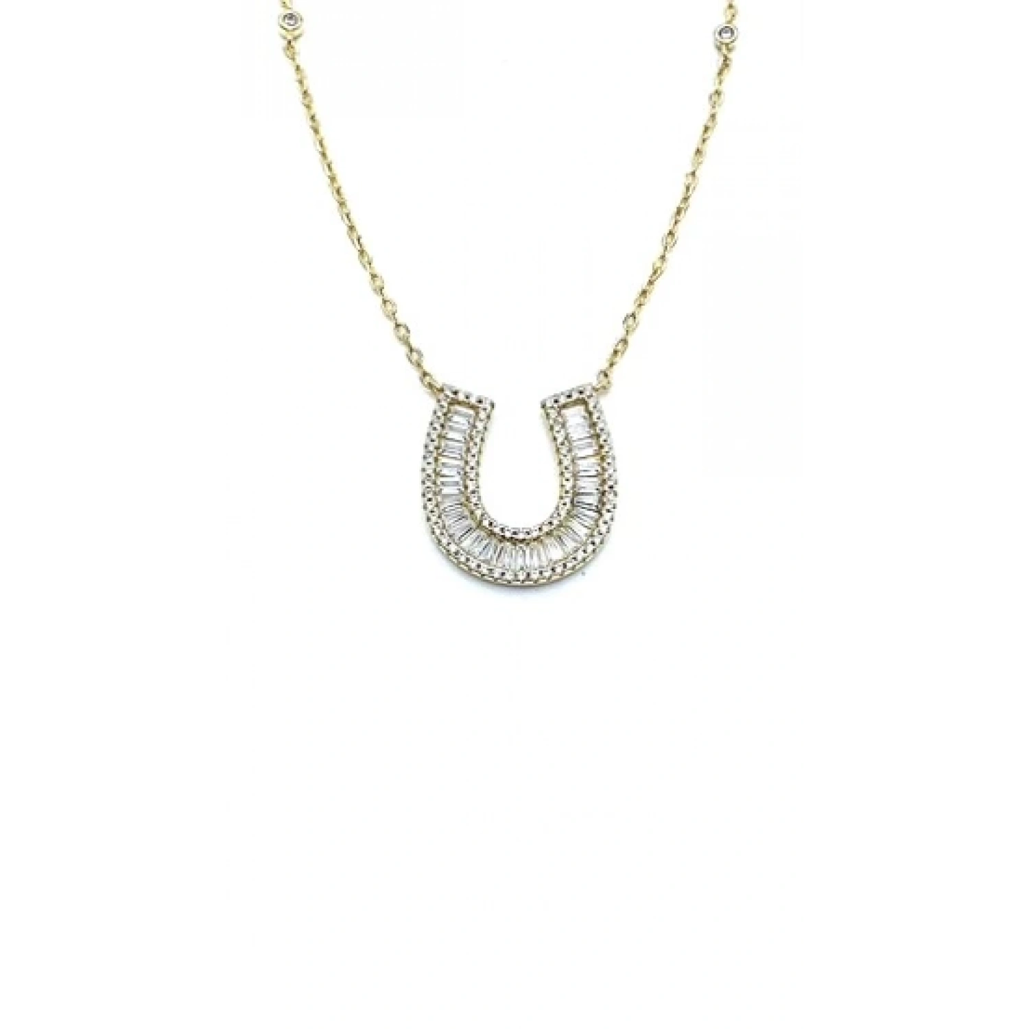 Bagetli L Şans Kolye