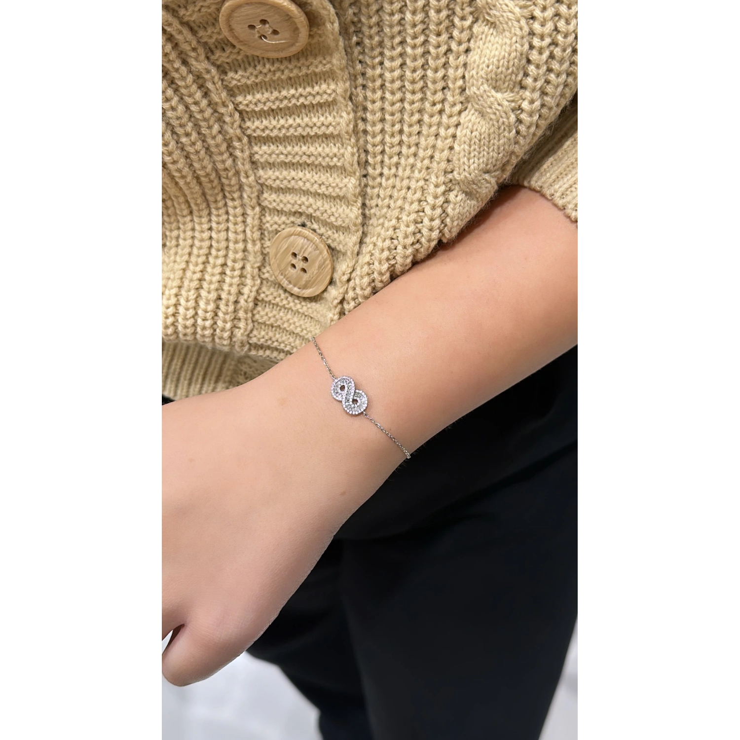 Bagetli Sonsuzluk Bileklik