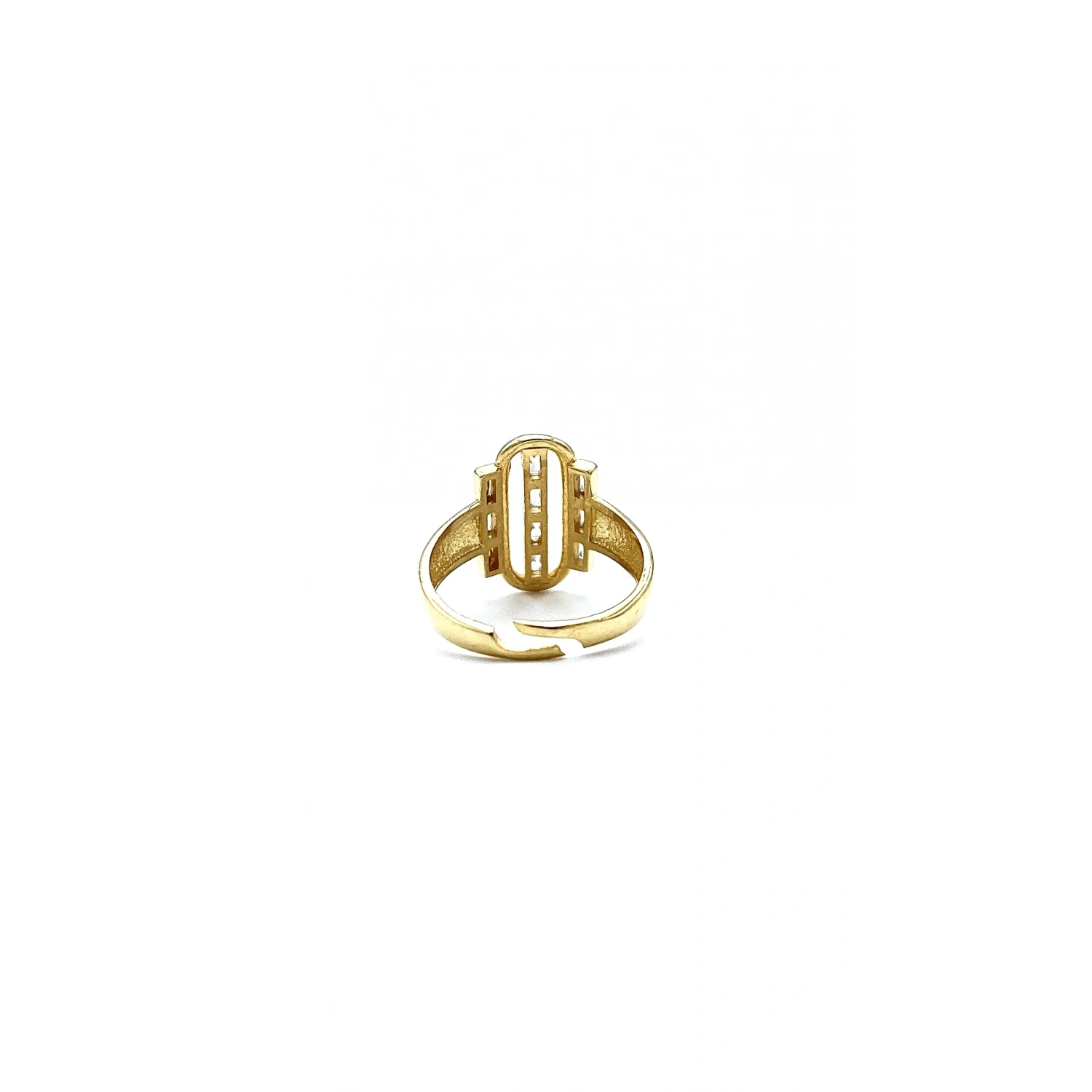 Benny Bagetli Oval Yüzük