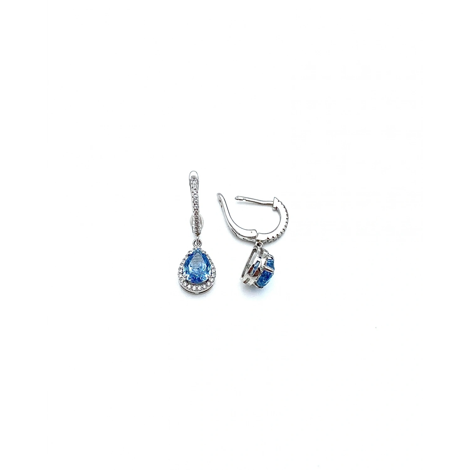 Blue Diamond Damla Aro Halka Küpe