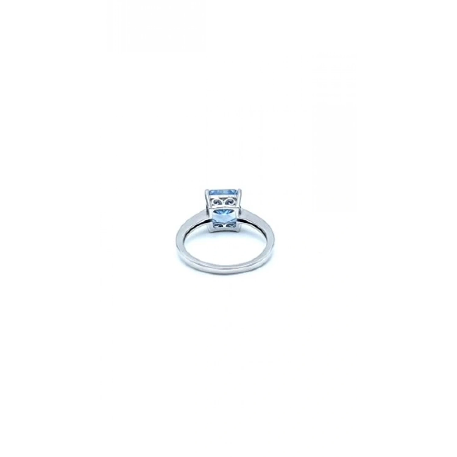 Blue Diamond Kare Tektaş Yüzük