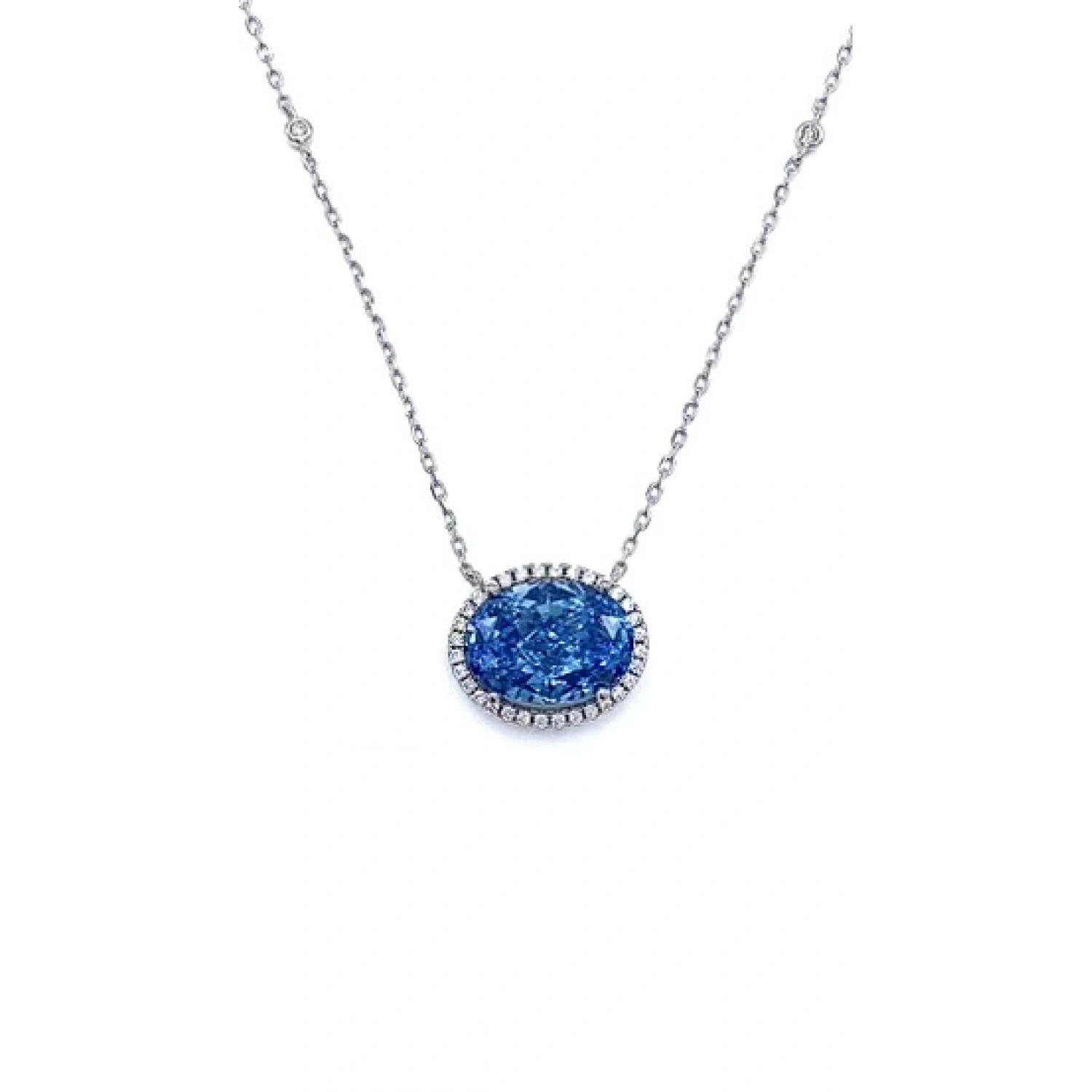 Blue Diamond Ovy Kolye