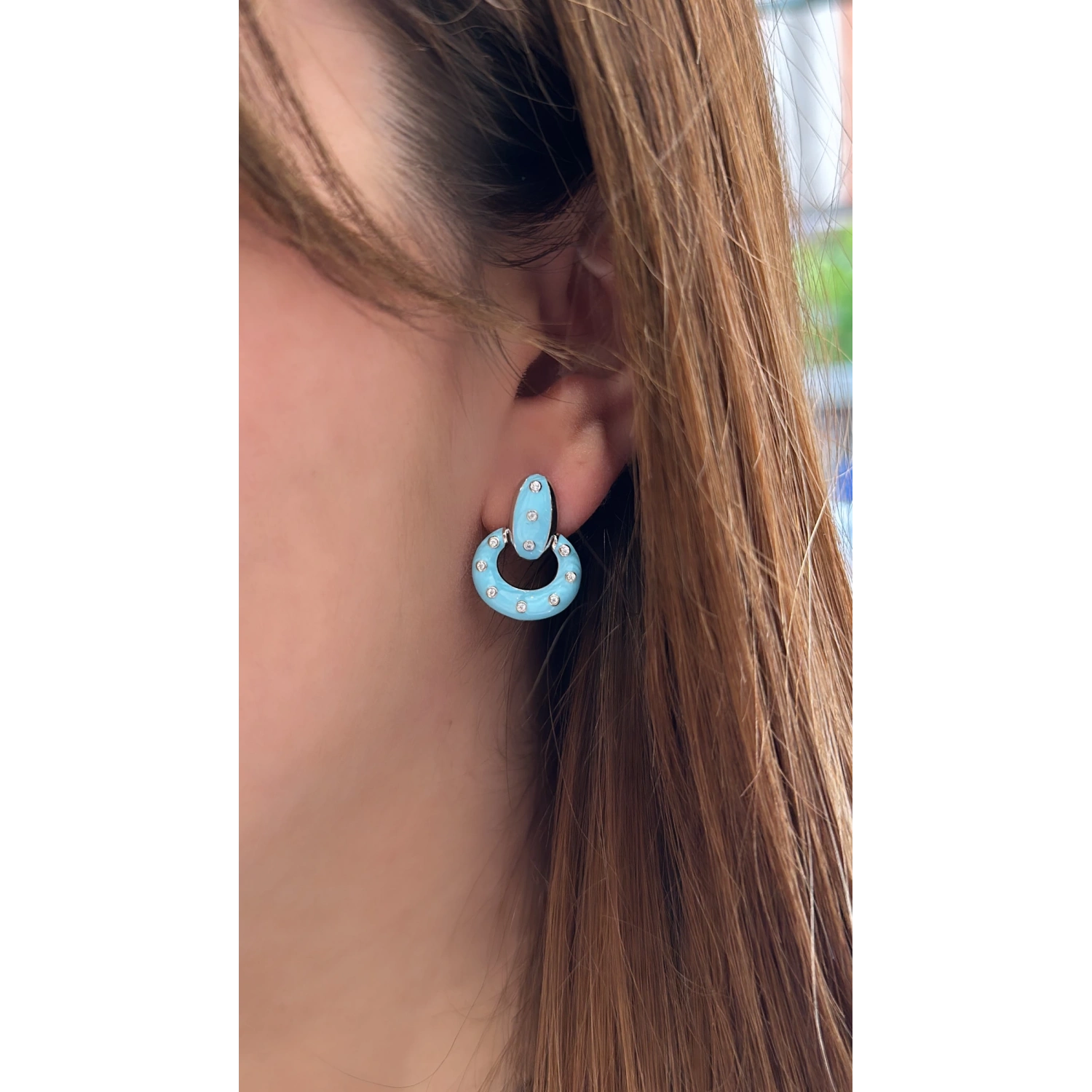 Blue Sky Tasarım Küpe