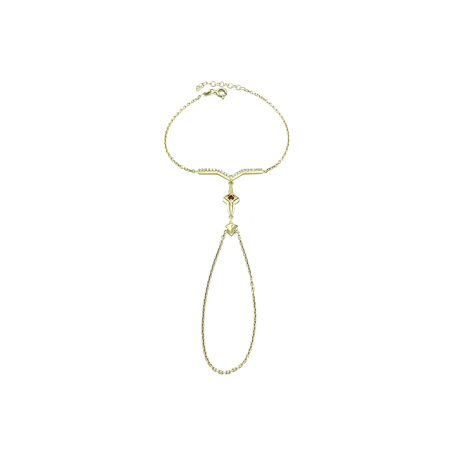 Bordo Taşlı Benny Şahmeran