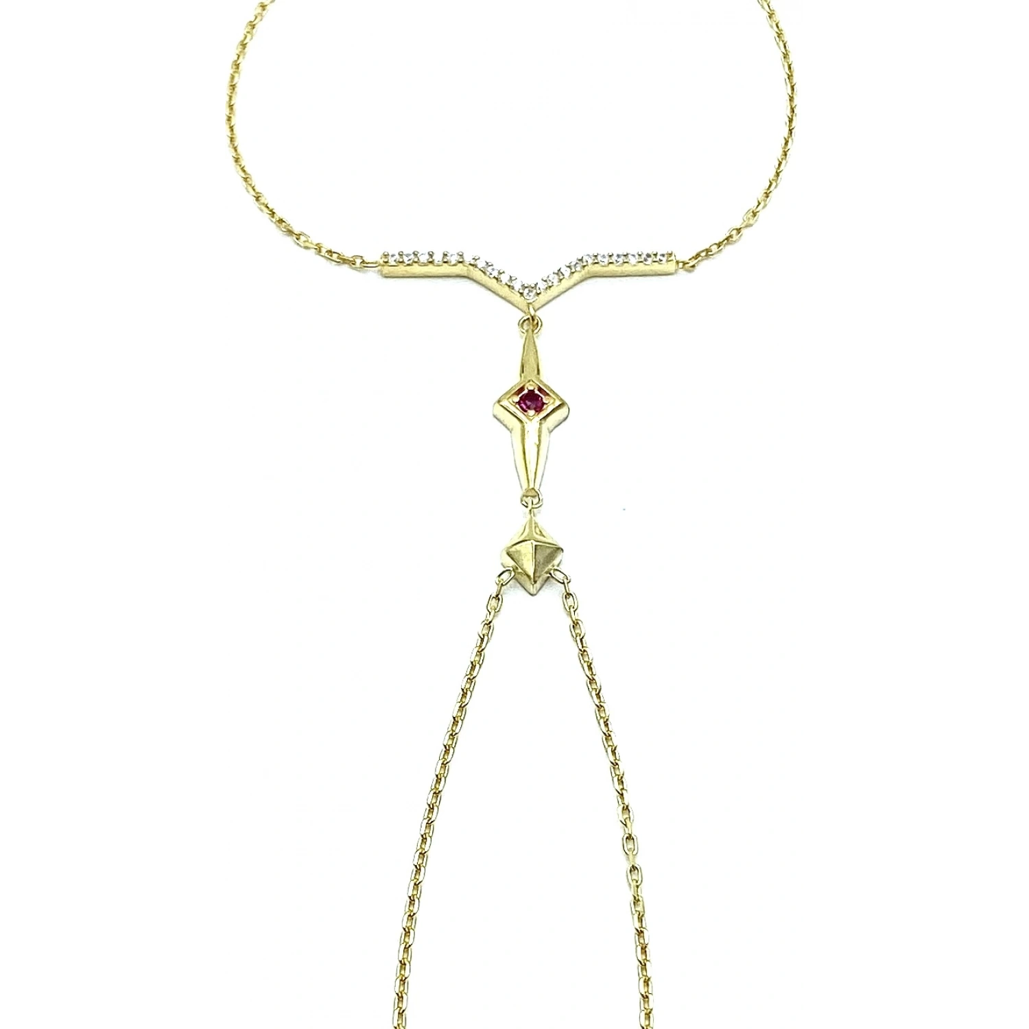 Bordo Taşlı Benny Şahmeran