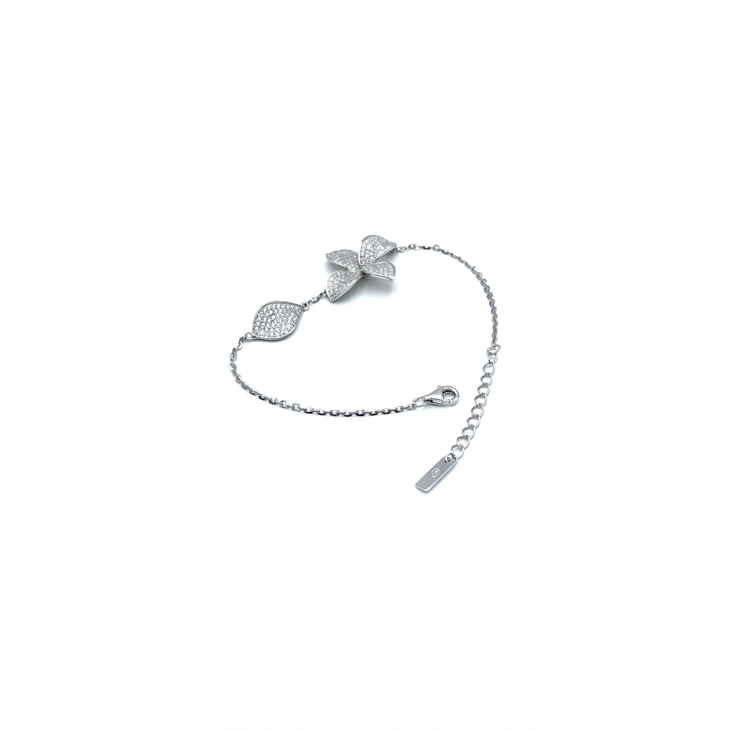 Bruno Taşlı Flower Leaf Bileklik