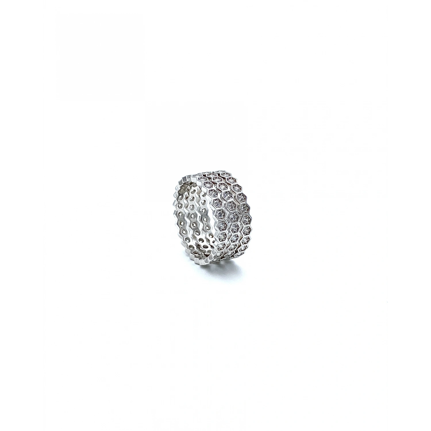 Ch Bee Full Taşlı 3lü Yüzük