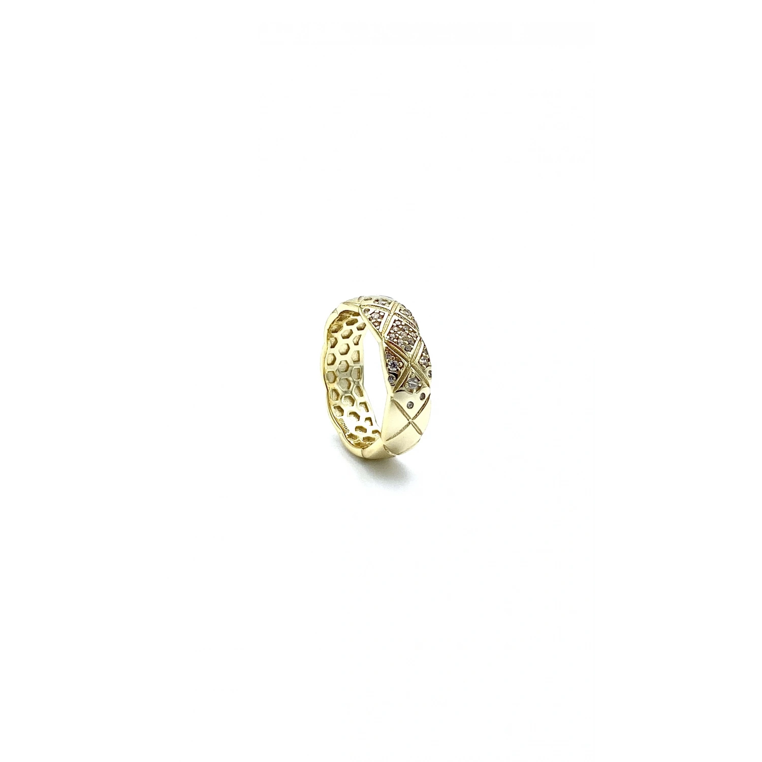 Channy Serpme Taşlı Yüzük