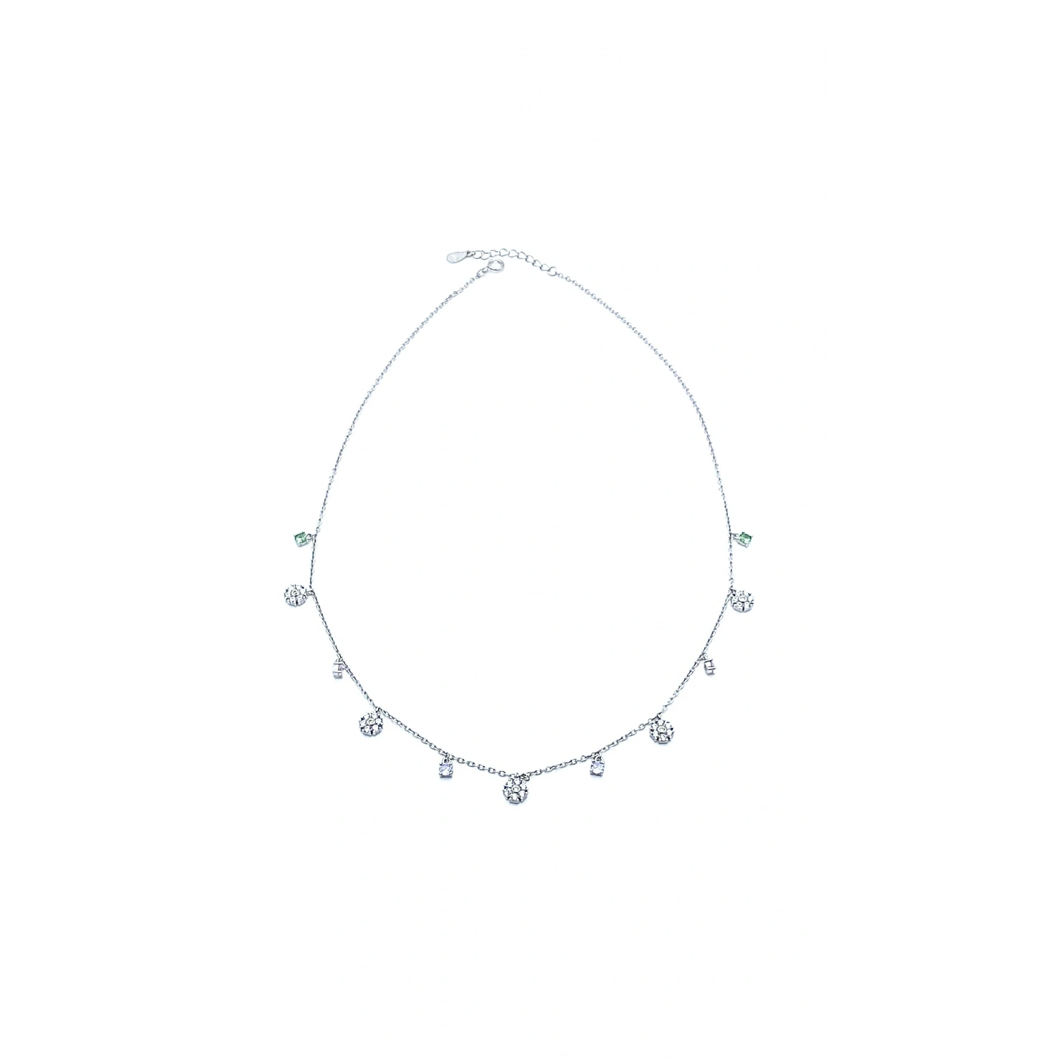 Çiçek Sallantılı Zincir Kolye