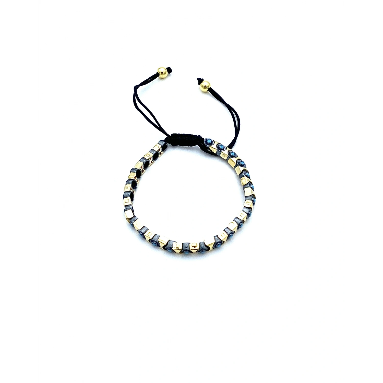 Circle Firuze Eskitme Tasarım İpli Bileklik