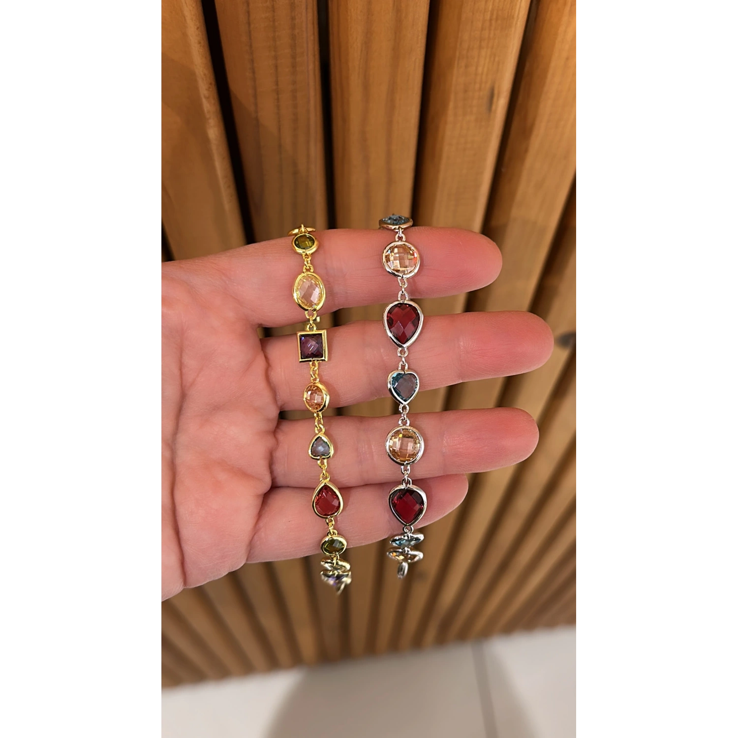 Colourful Gömme M Taş Bileklik