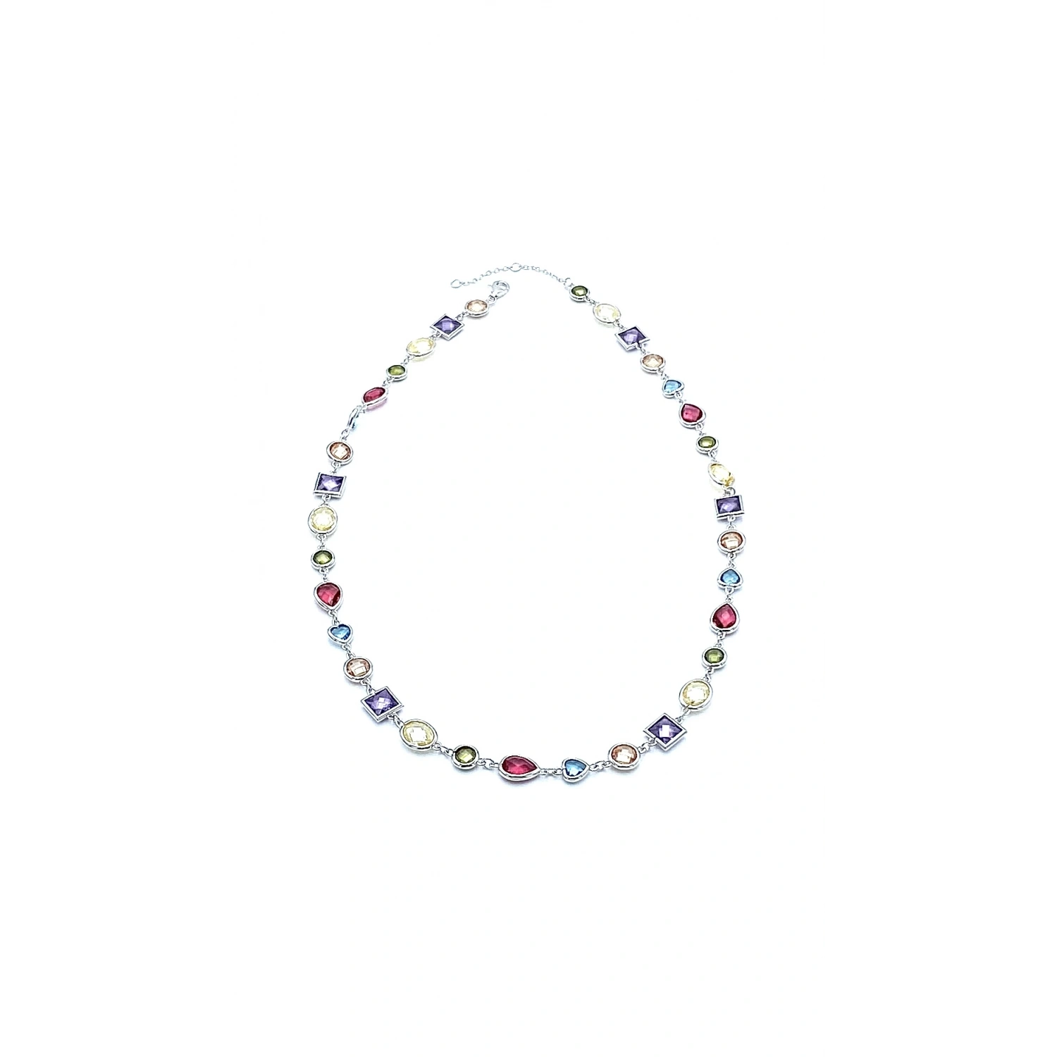 Colourfull Gömme Taş Kolye