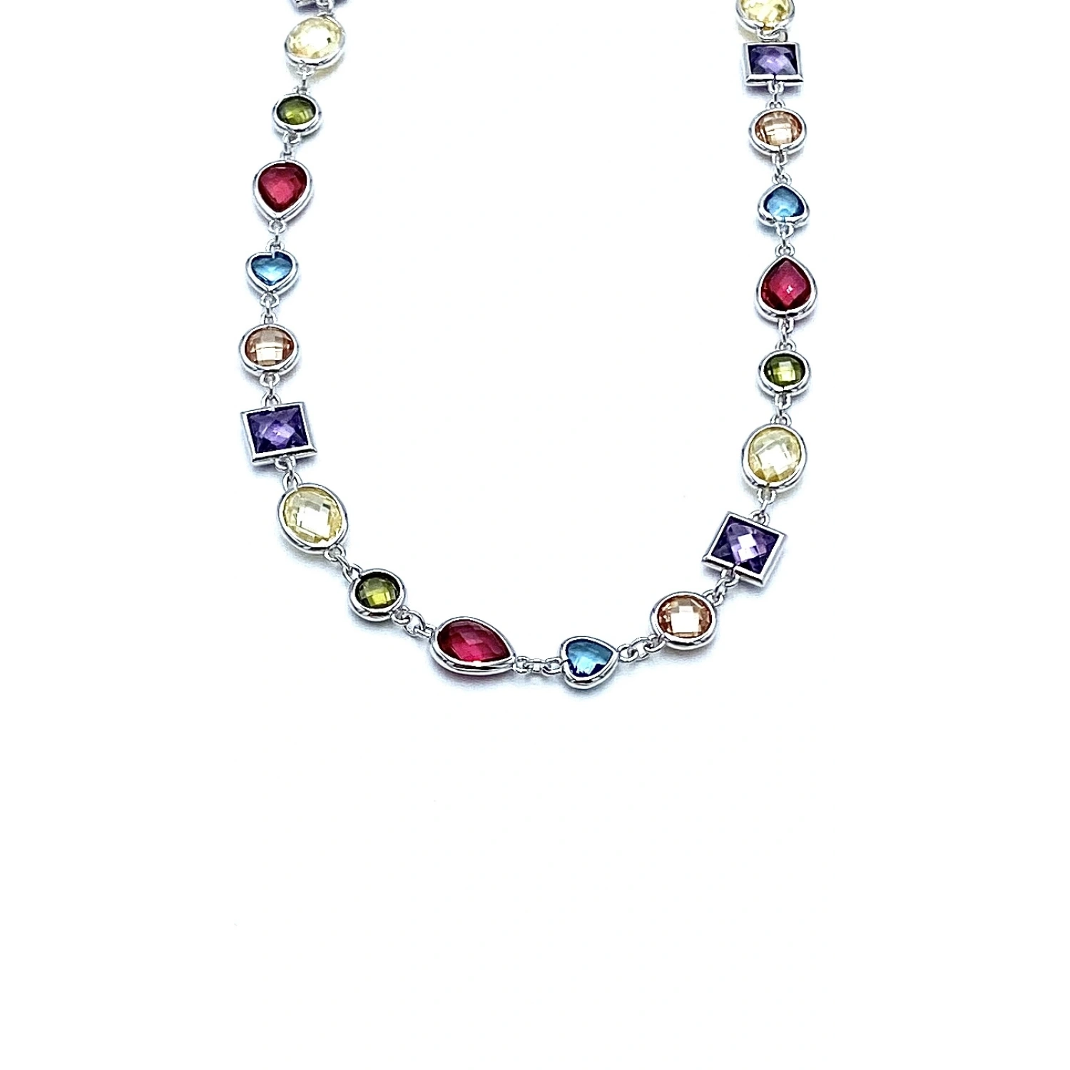 Colourfull Gömme Taş Kolye