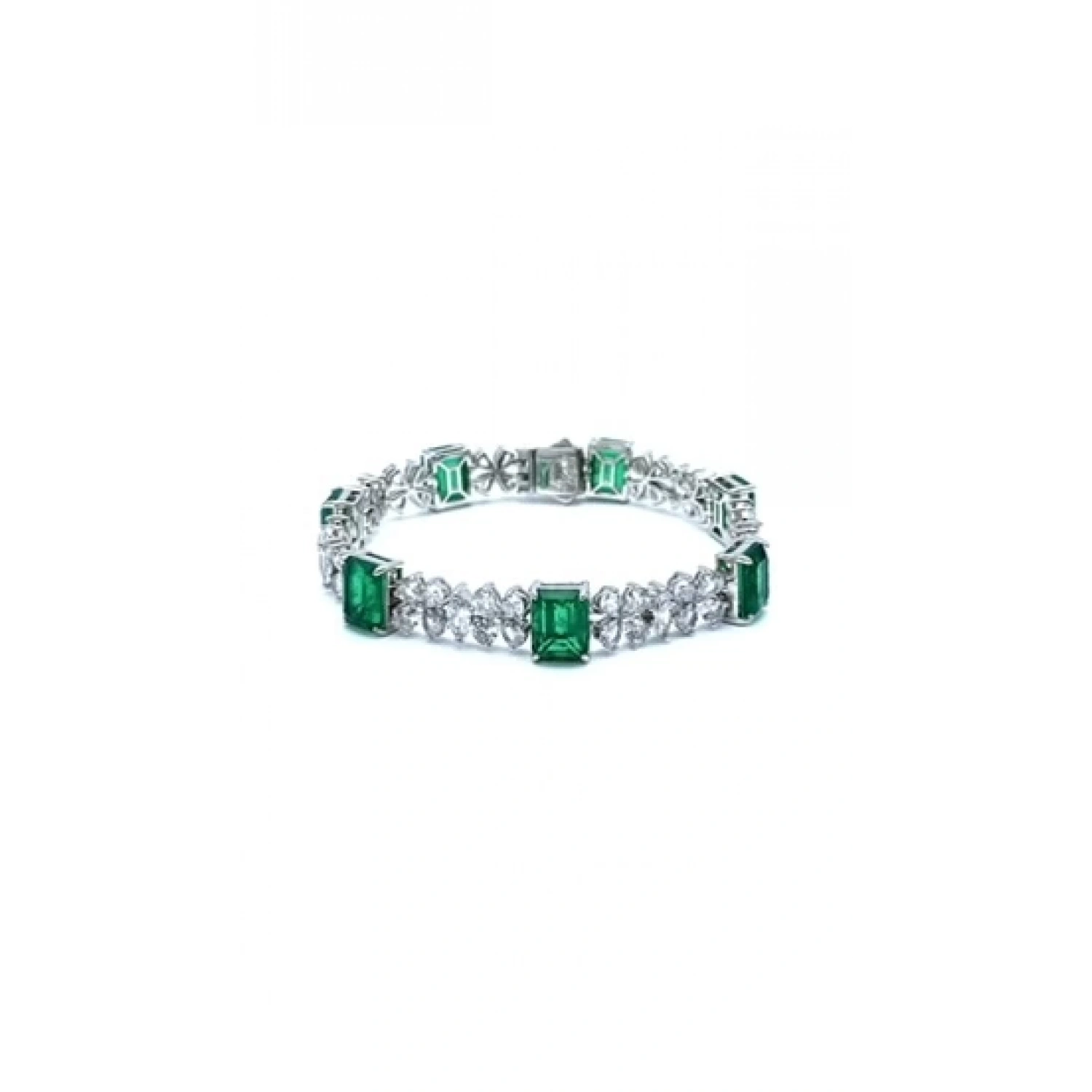 Damla Çiçek Di Zümrüt Paraiba Bileklik