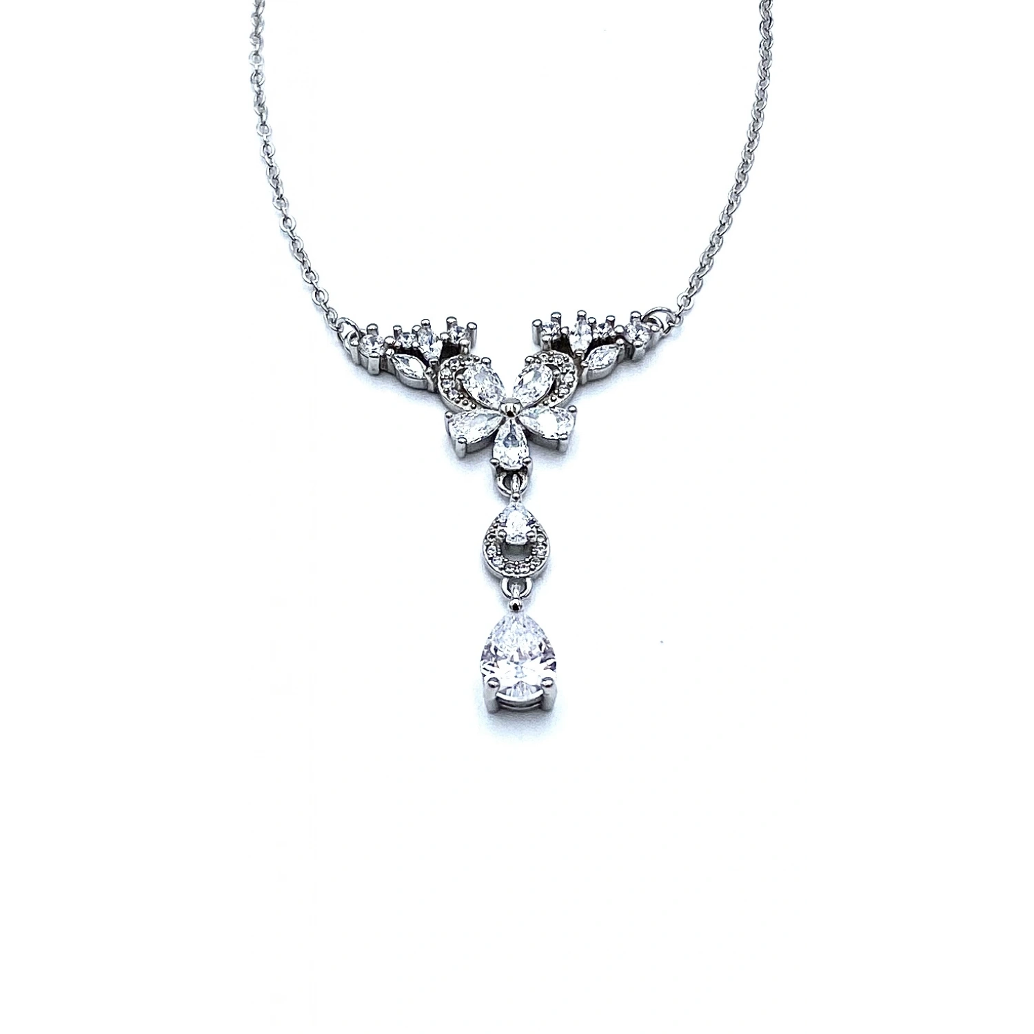 Damla Çiçek Mini Gerdanlık Set