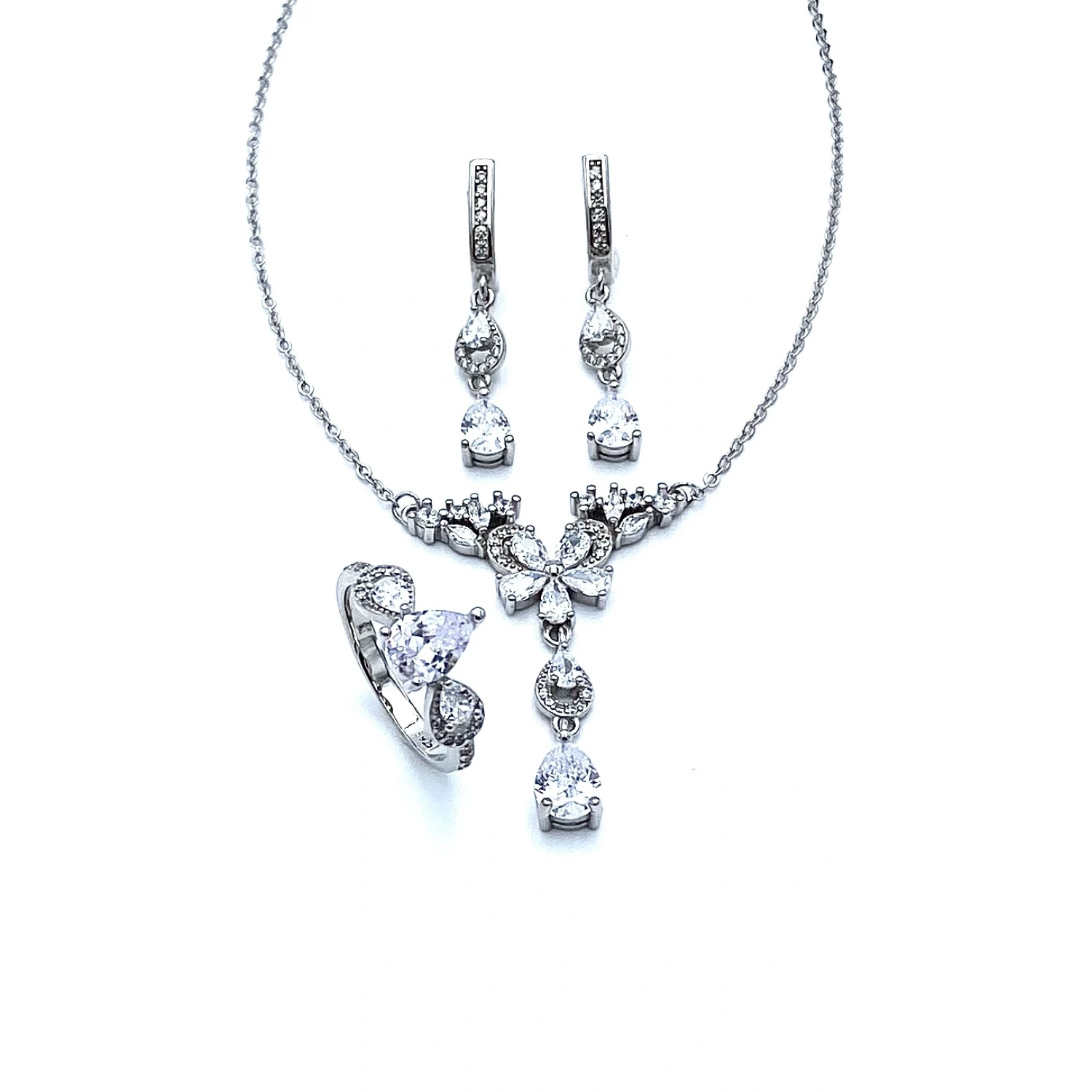 Damla Çiçek Mini Gerdanlık Set