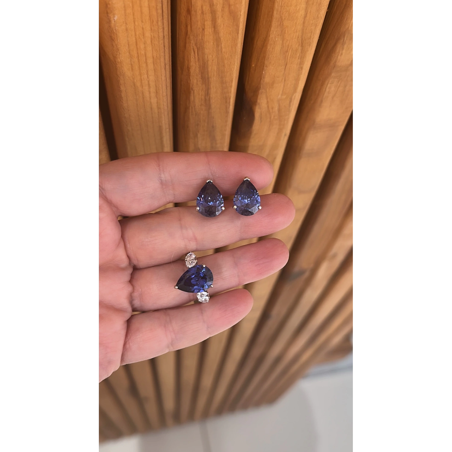 Damla Tanzanit Yüzük