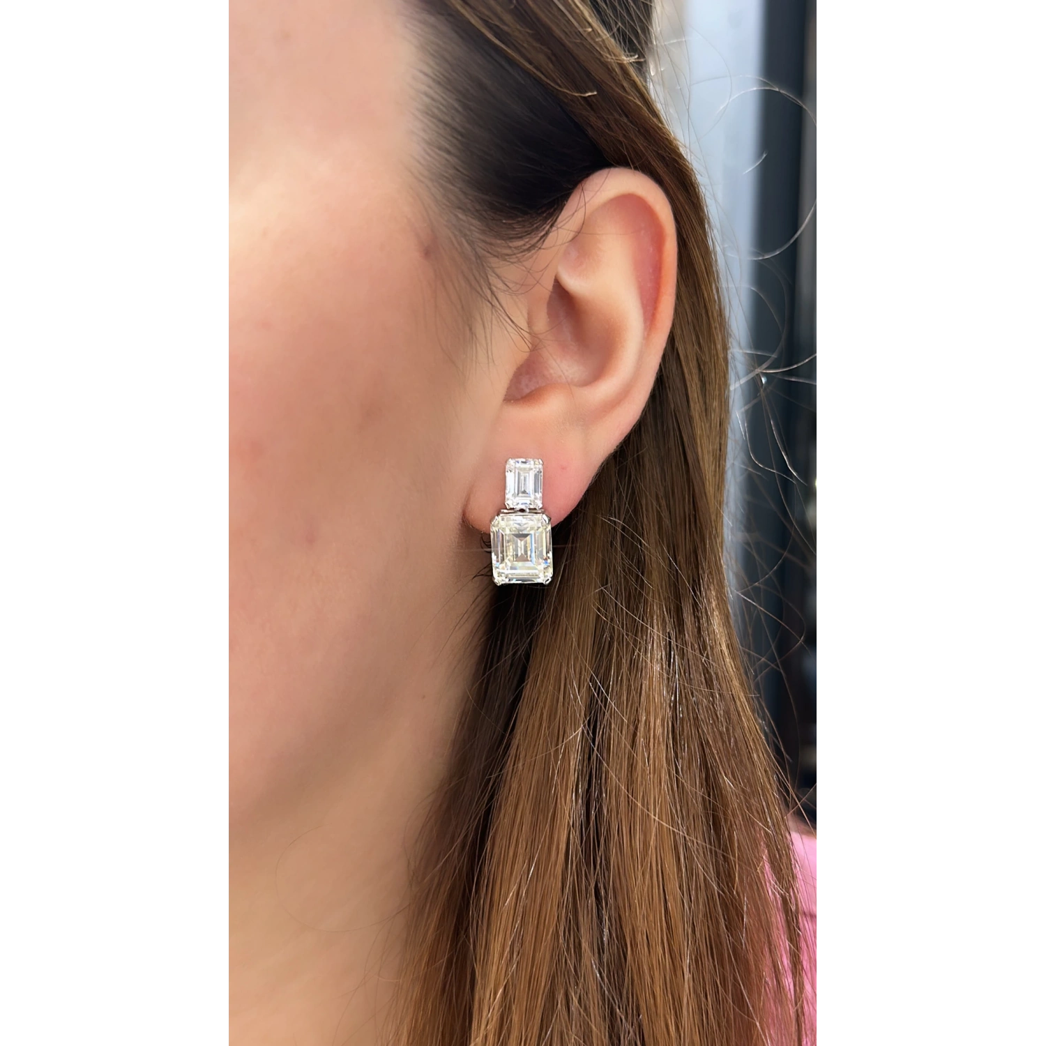 Deep Duo Di Mozanit Küpe