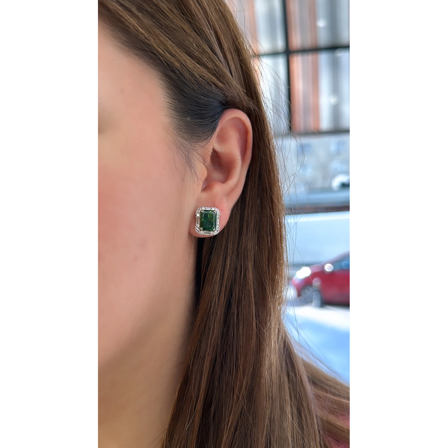 Deep Green Markiz Di Küpe