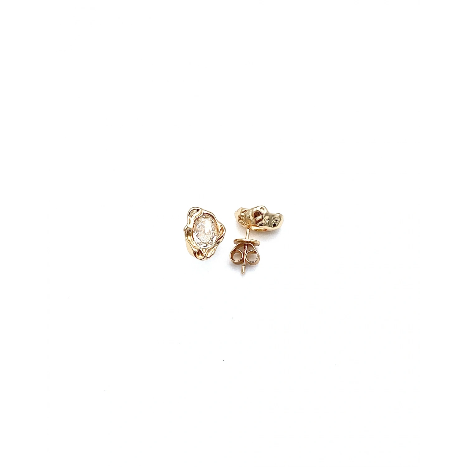Felicty Oval Stud Küpe
