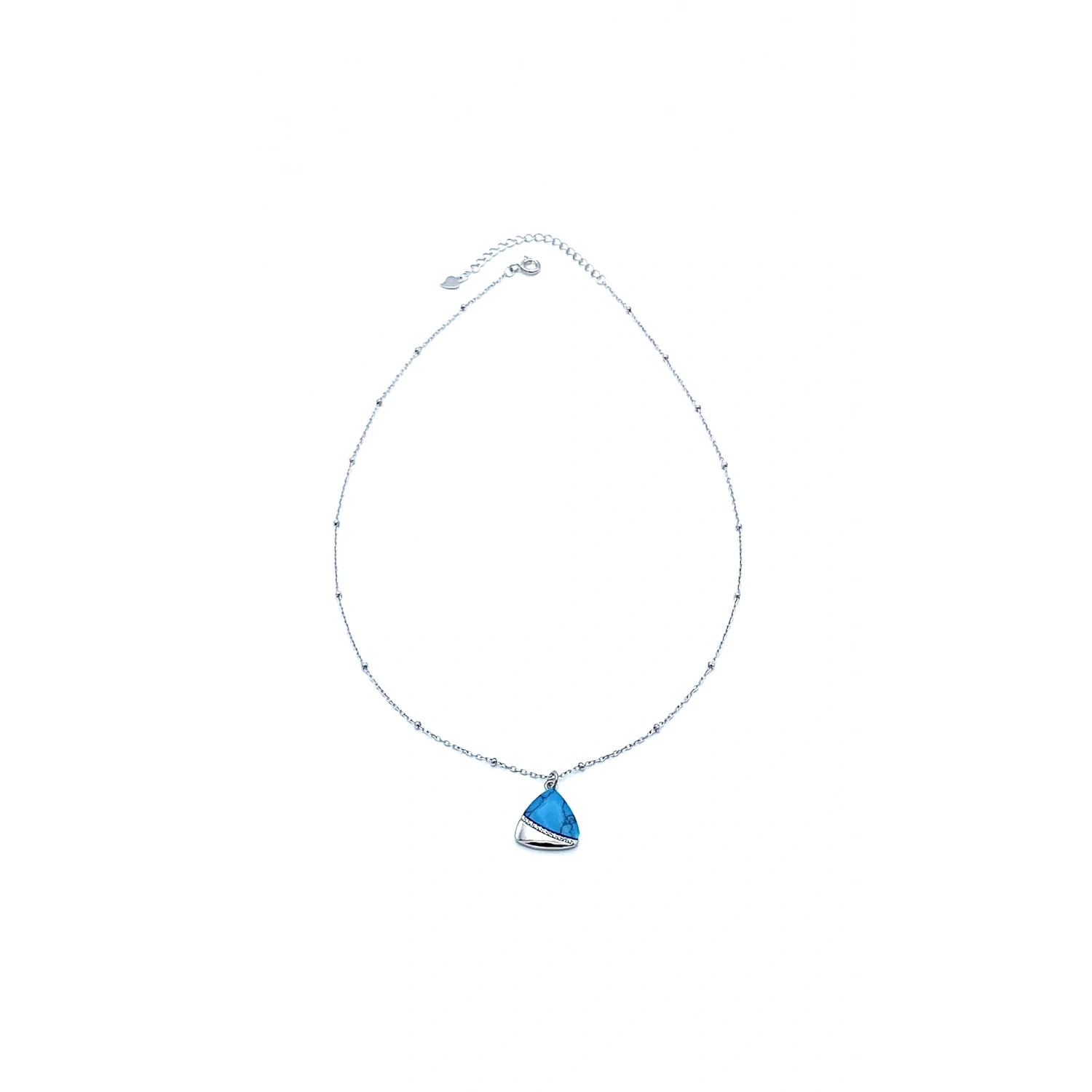 Firuze Tria Plaka Kolye