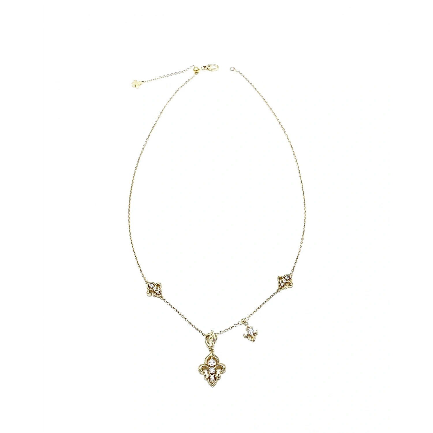Fleur De Lis Zincir Kolye