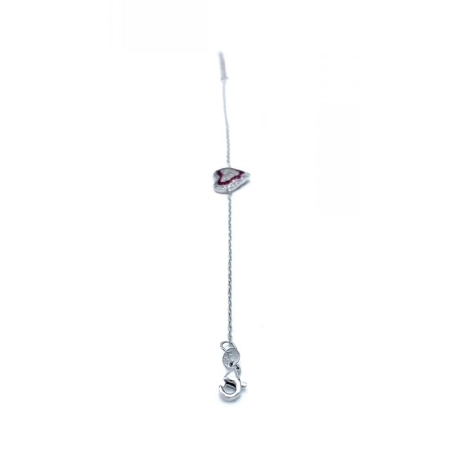 Fuşya Kalp Bileklik