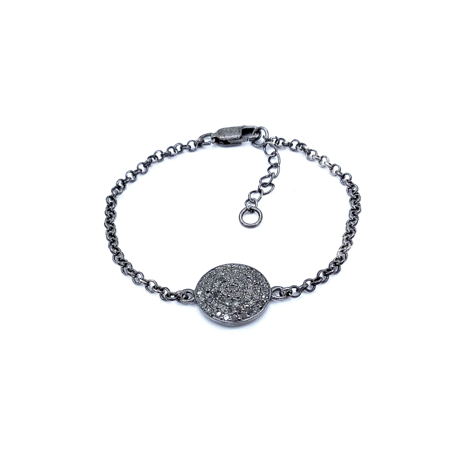 Ham Elmas Daire Zincir Bileklik