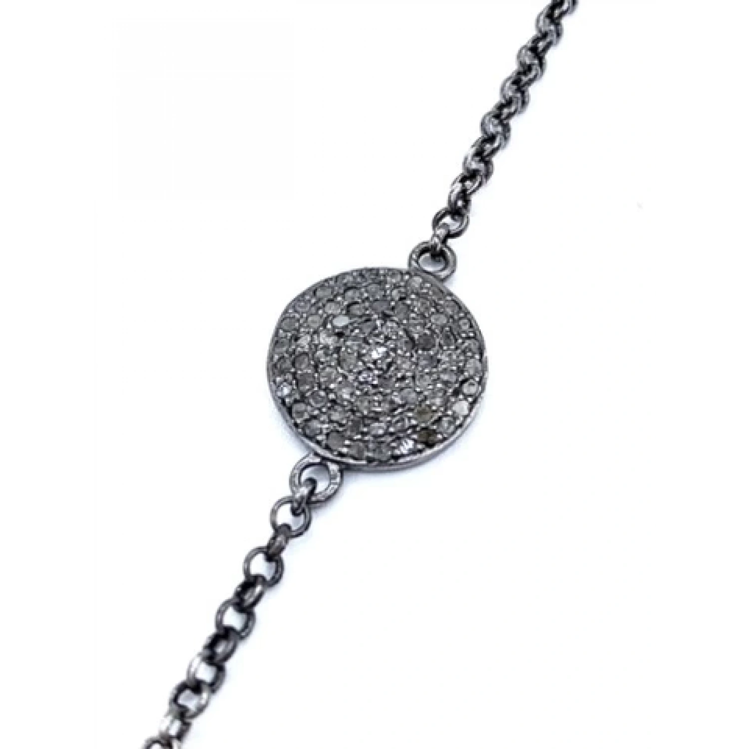 Ham Elmas Daire Zincir Bileklik