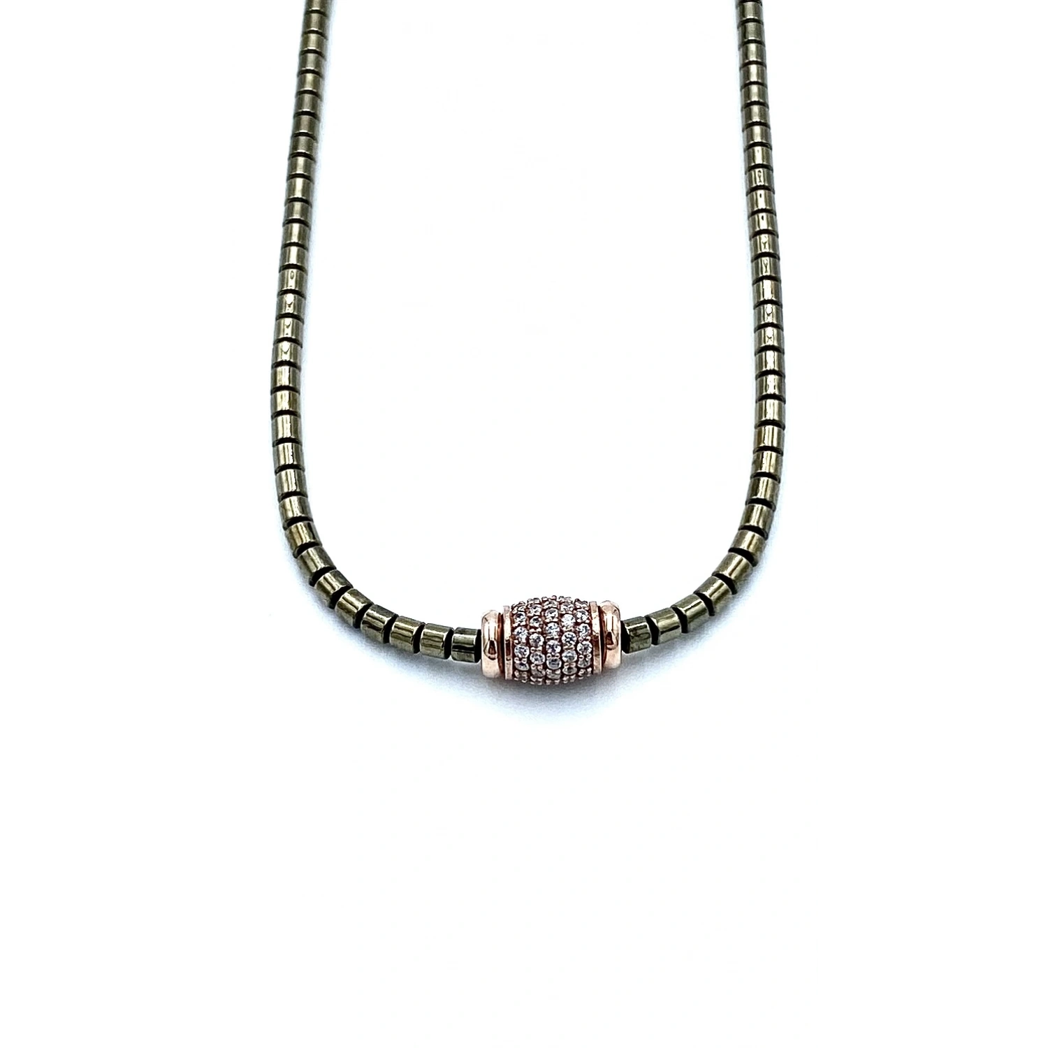 Hematit Yağyeşil Kolye