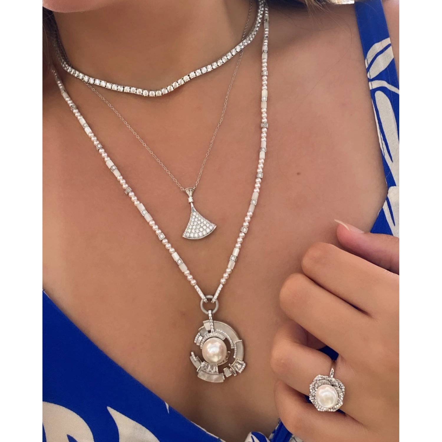 İnci Sedef Tasarım Kolye