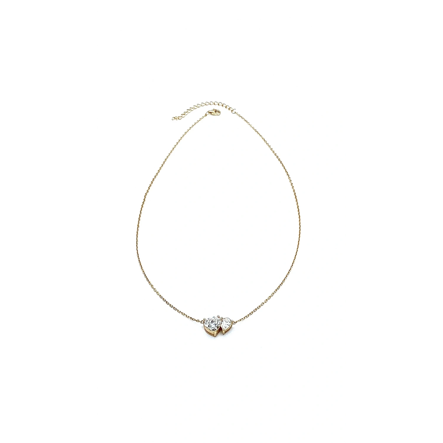 Kalp Damla TekTaş Kolye