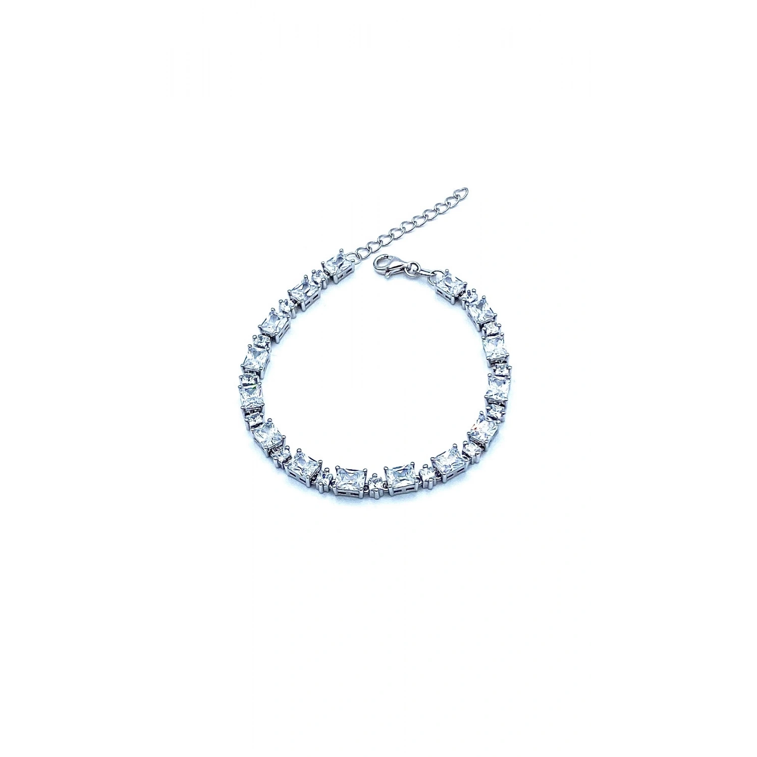 Kare Radiant Taş Suyolu Bileklik