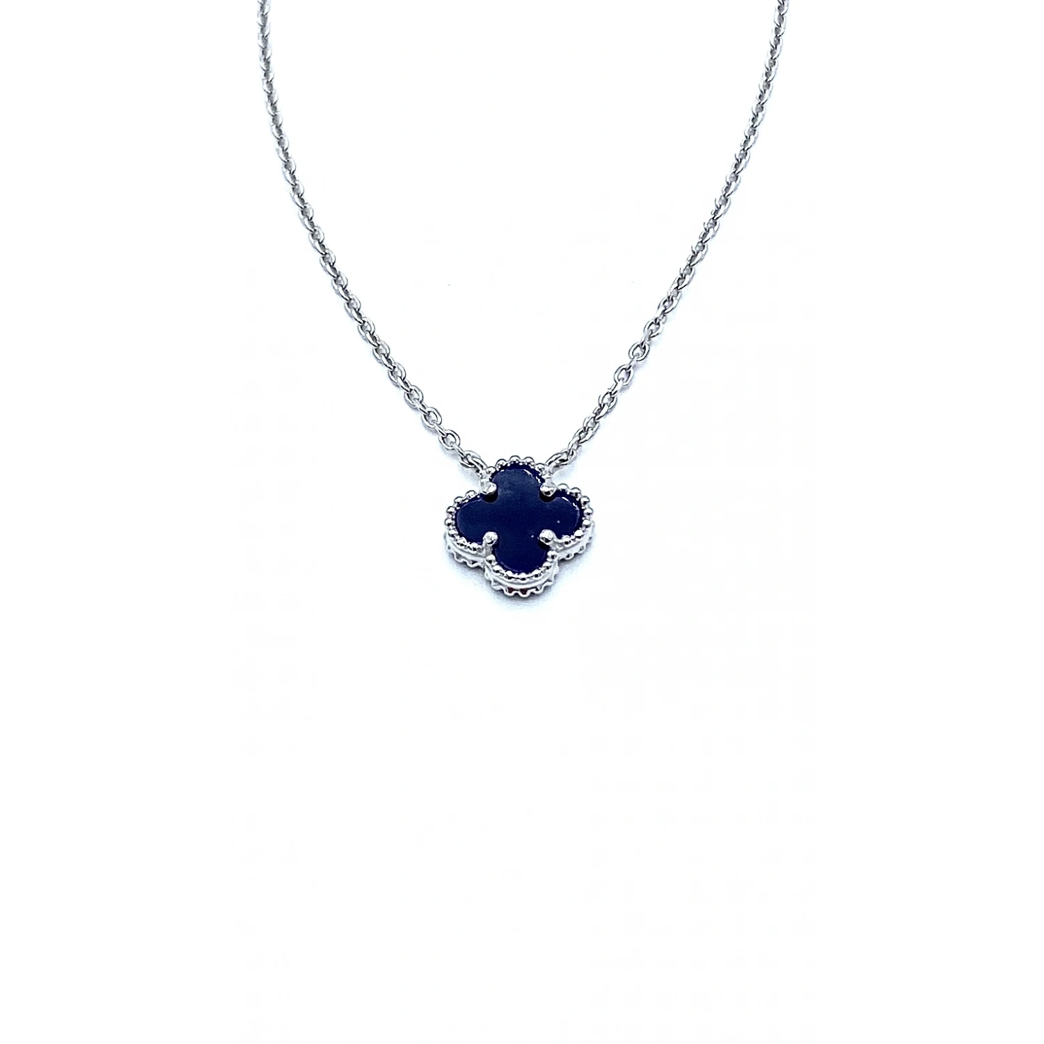 Lapis Yonca Zincir Kolye