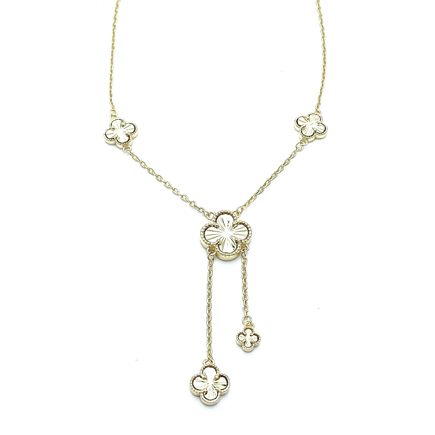 Lazerli 5 Yonca Y Kolye