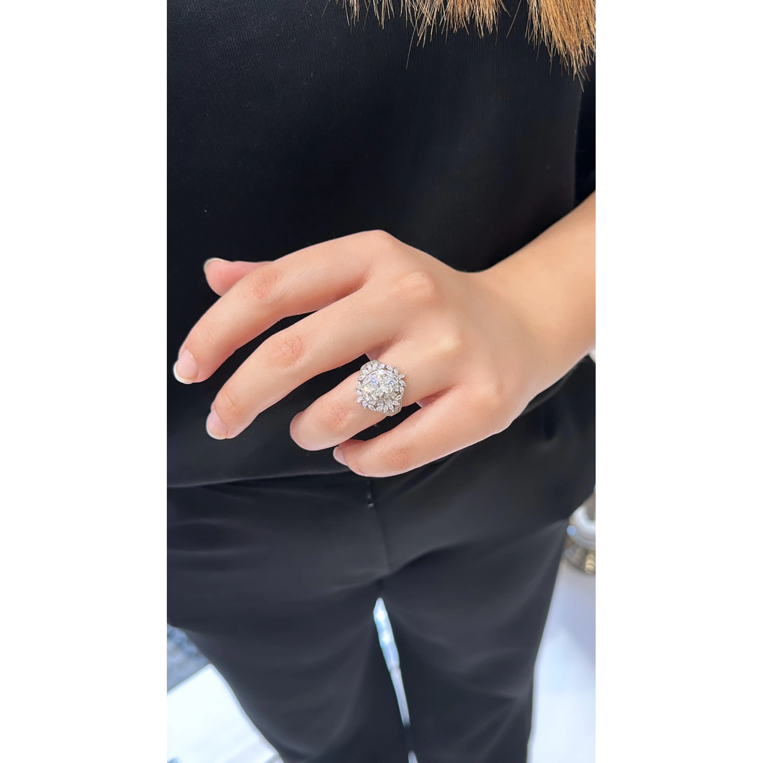 Markiz Mozanit Queen Yüzük