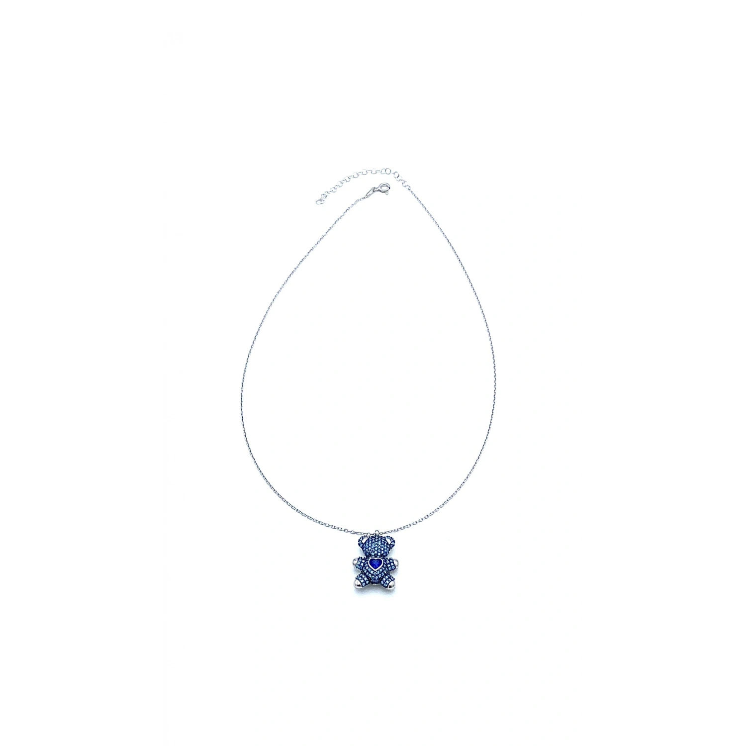 Mavi Ayıcık Kolye