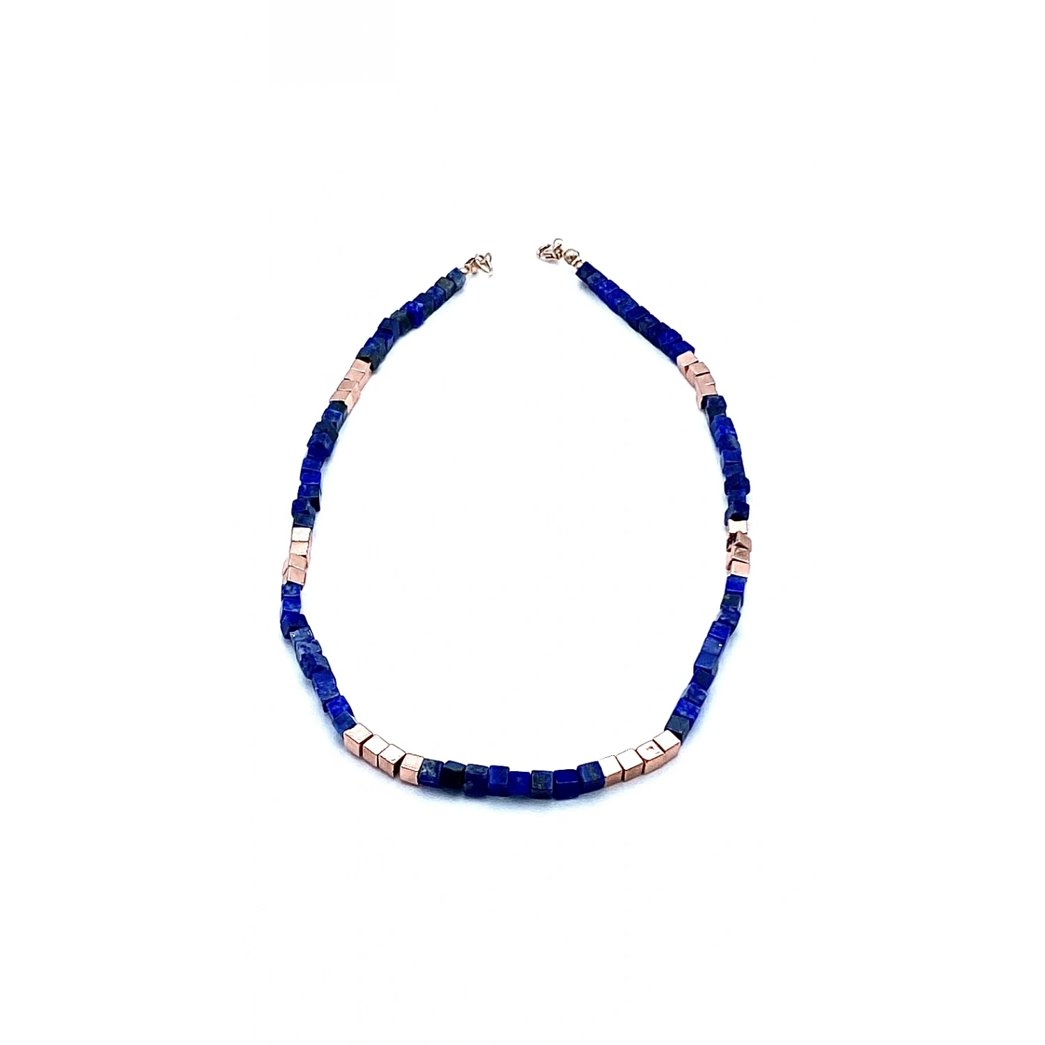 Mavi Lapis Küp Kolye