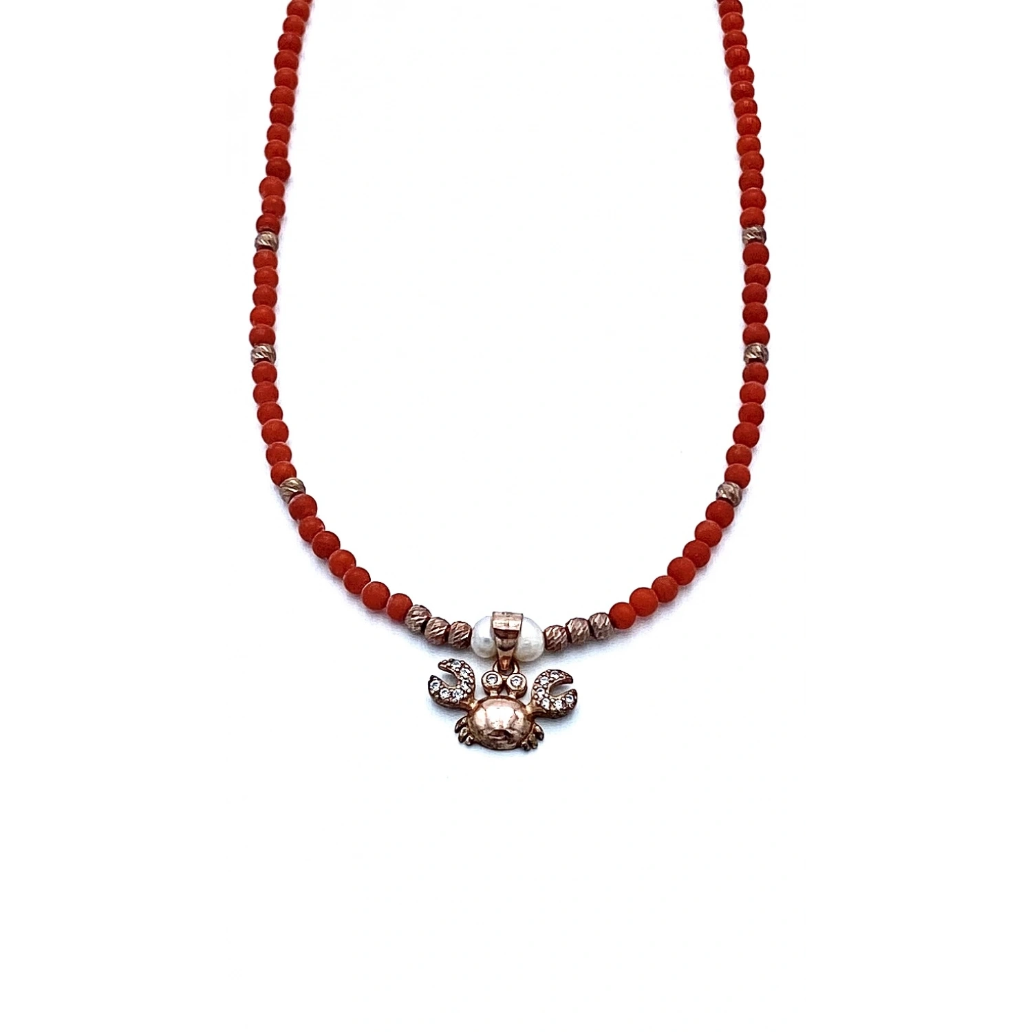 Mercan Yengeç Kolye