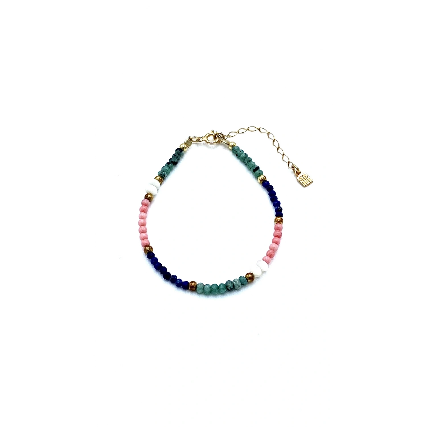 Mercan Zümrüt Lapis Bileklik