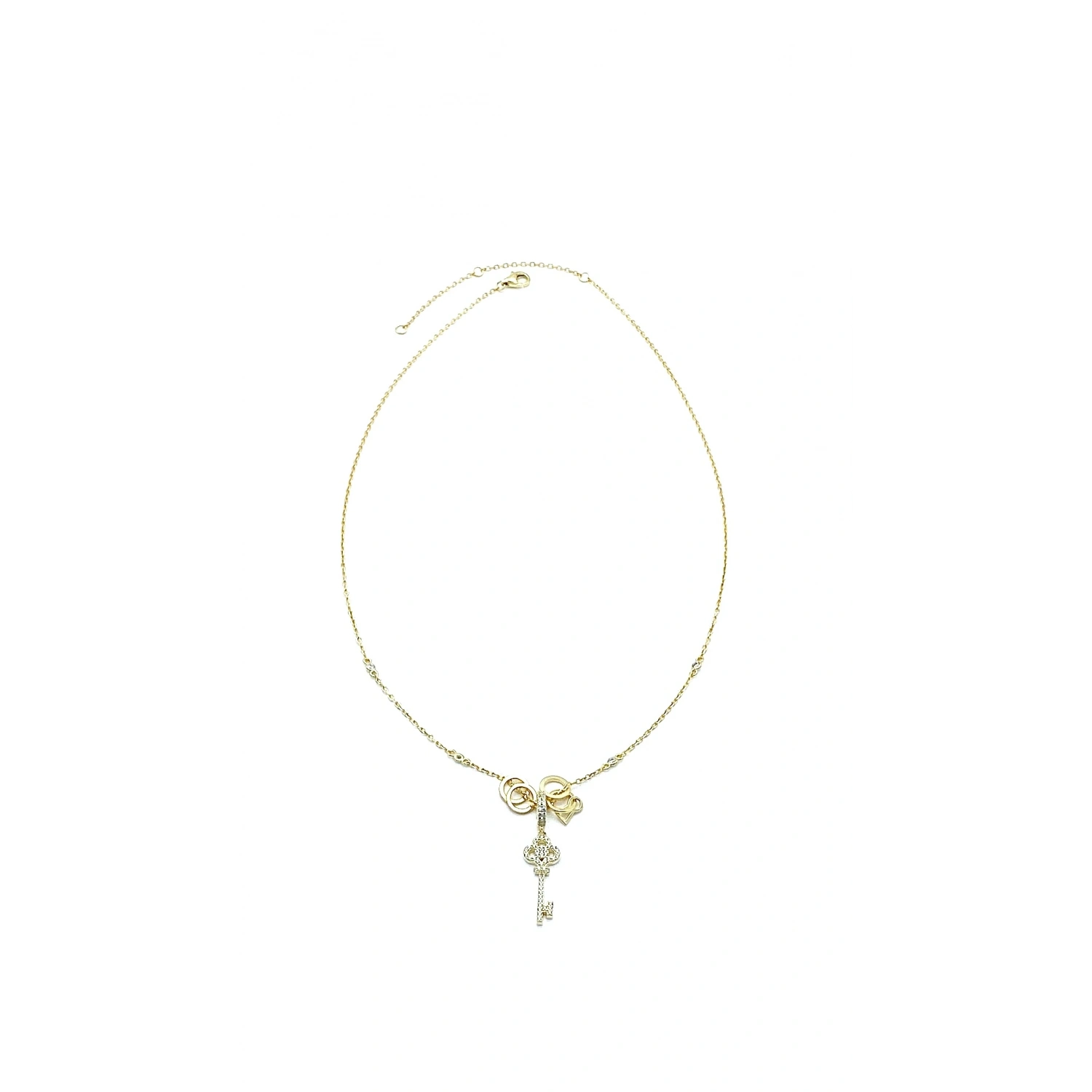 Mini Anahtar Tify Halka Kolye