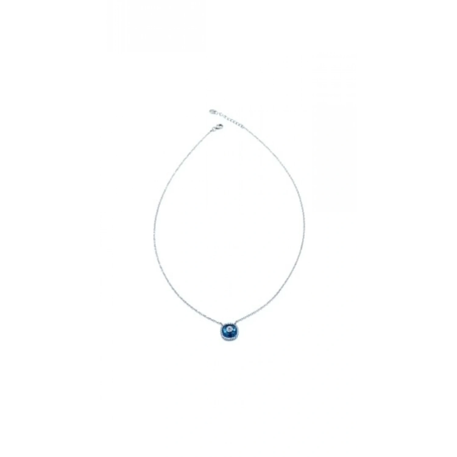 Mini Kare Camgöz Kolye