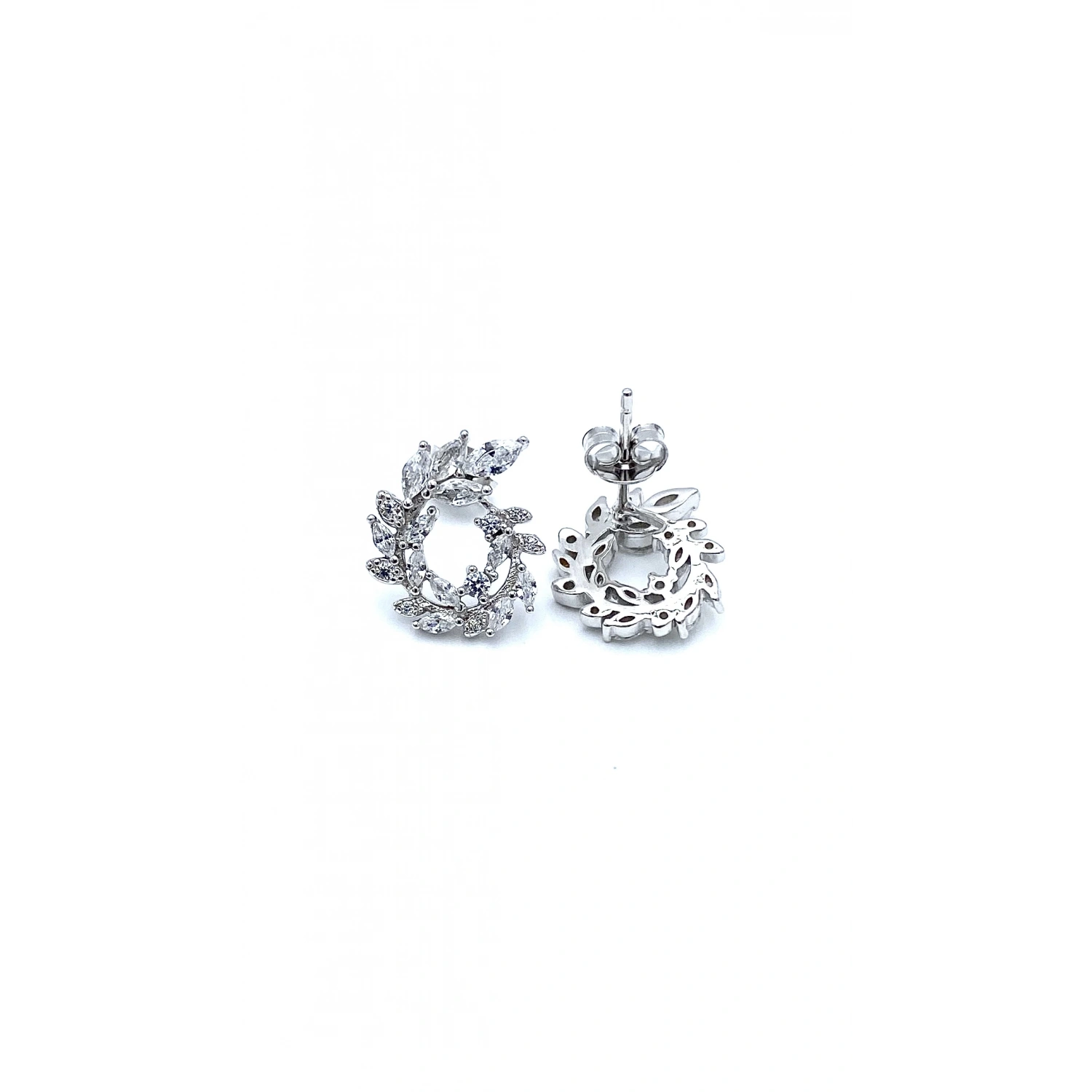 Mini Markiz Çelenk Küpe