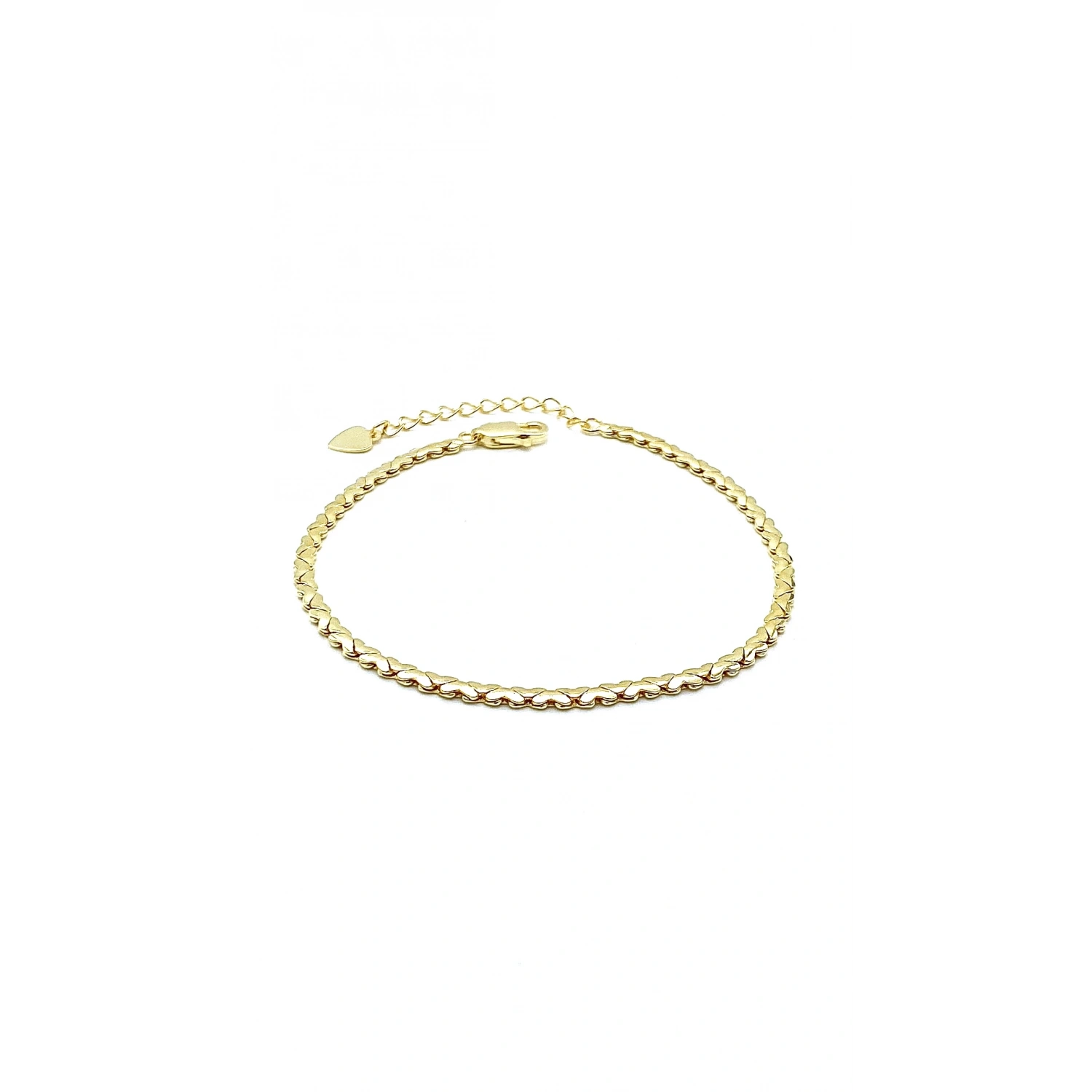 Mini Mini Kalp Zincir Bileklik