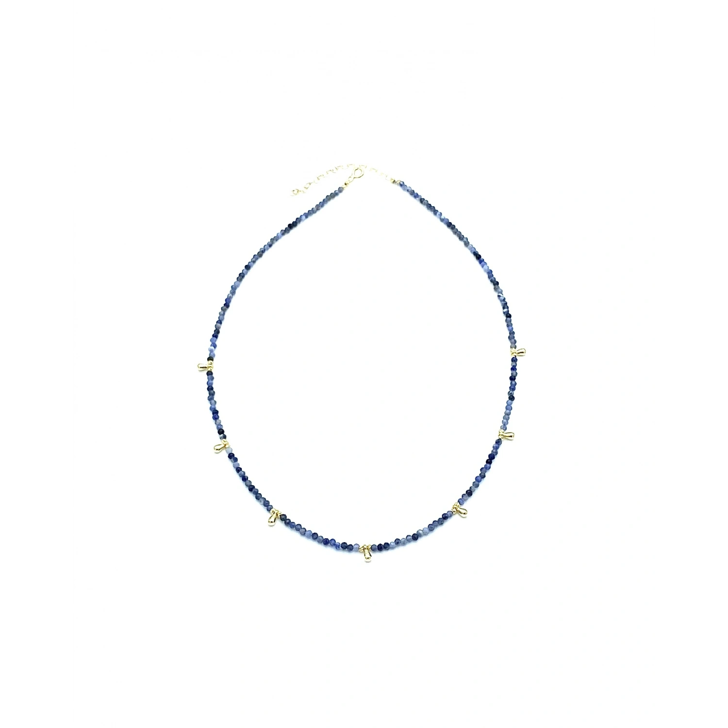 Mini Safir Doğaltaş Kolye