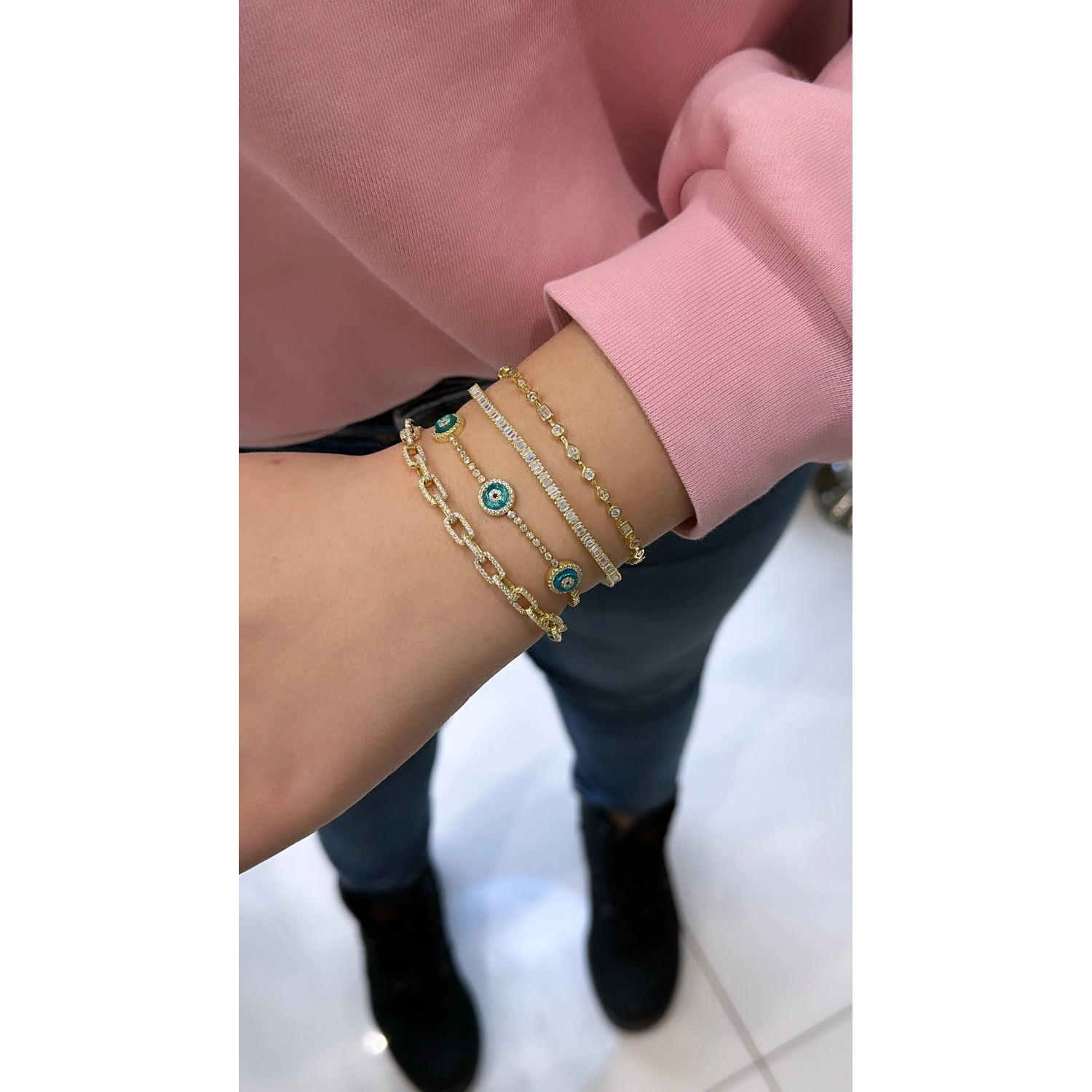 Mini Taşlı Gurme Bileklik