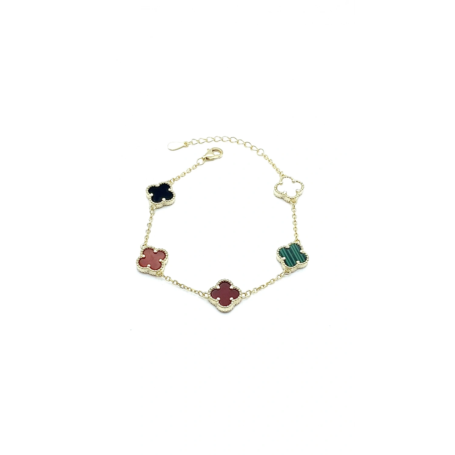 Mix Doğaltaş 5li Yonca S Bileklik